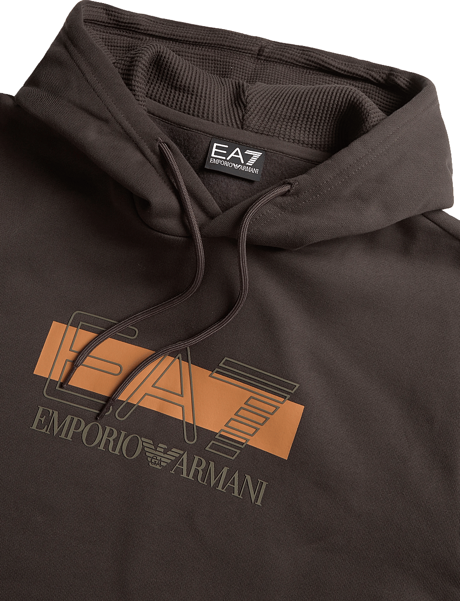 EA7 - SWEATSHIRT - kapuutsiga pusad - mulch - 2