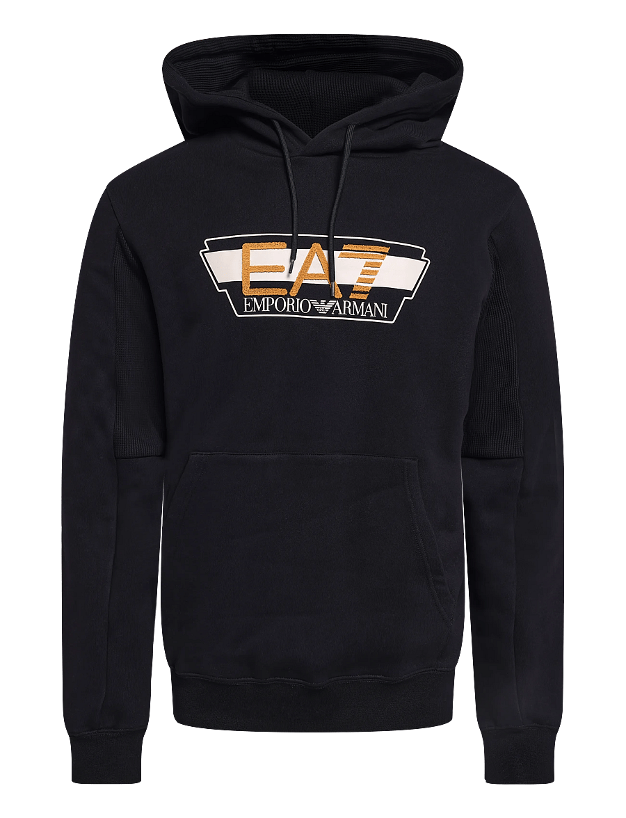 EA7 - SWEATSHIRT - kapuzenpullover - black beauty - 0