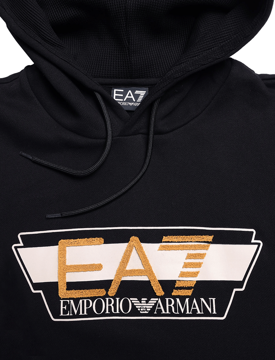EA7 - SWEATSHIRT - kapuzenpullover - black beauty - 2