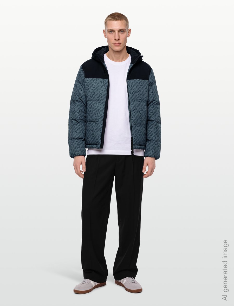 EA7 - BOMBER JACKET - herbstjacken - china blue - 0
