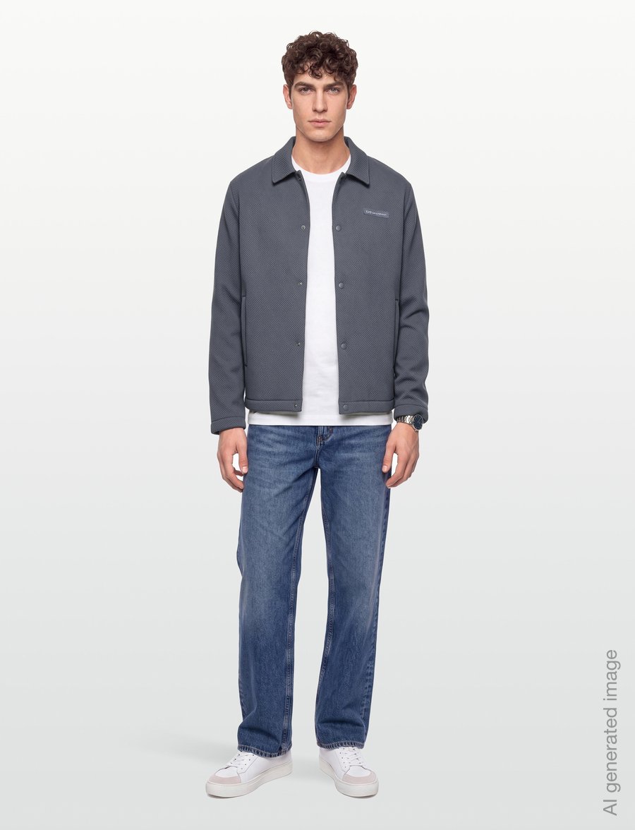 EA7 - BLOUSON JACKET - Überhemden - ombre blue - 0