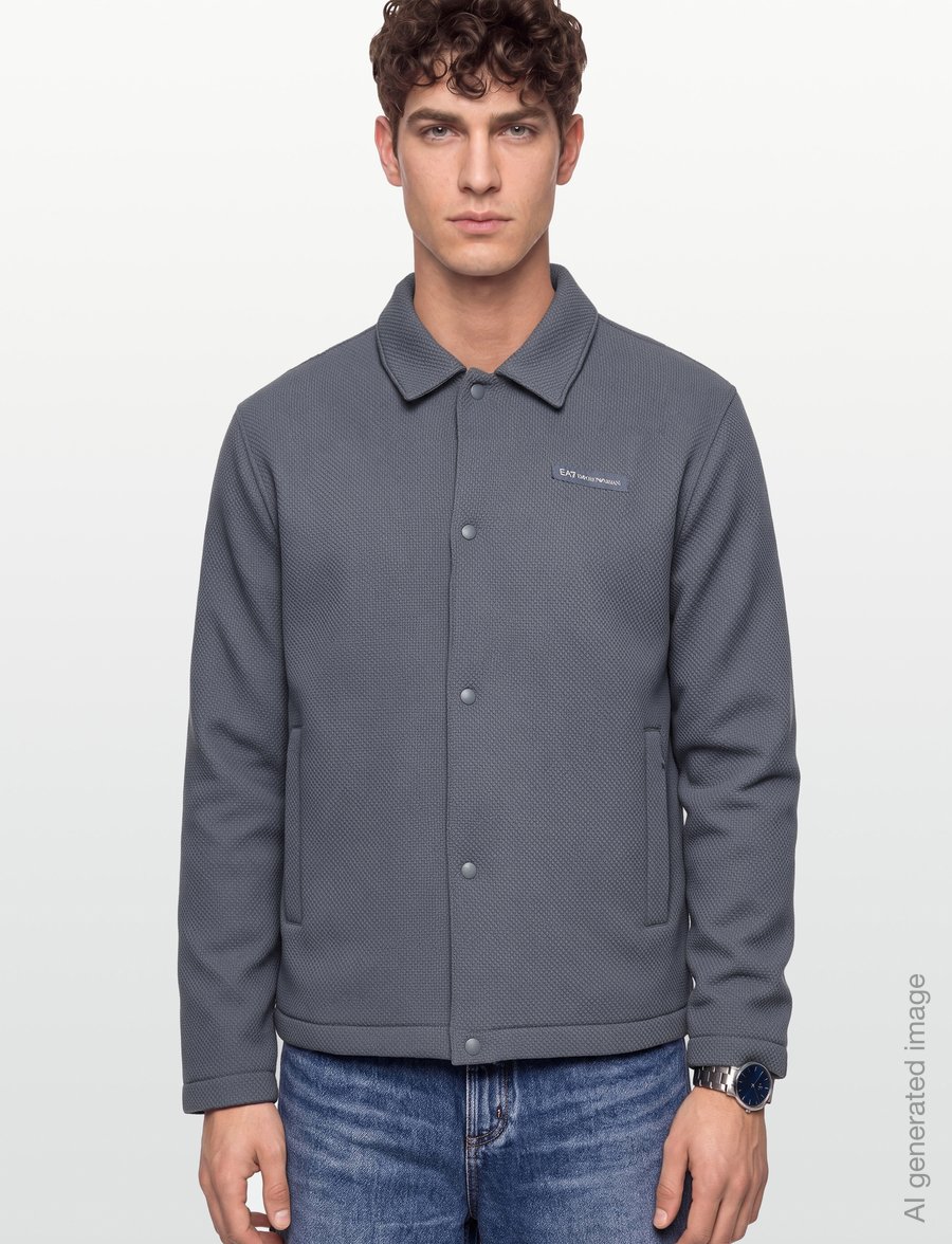 EA7 - BLOUSON JACKET - Überhemden - ombre blue - 3