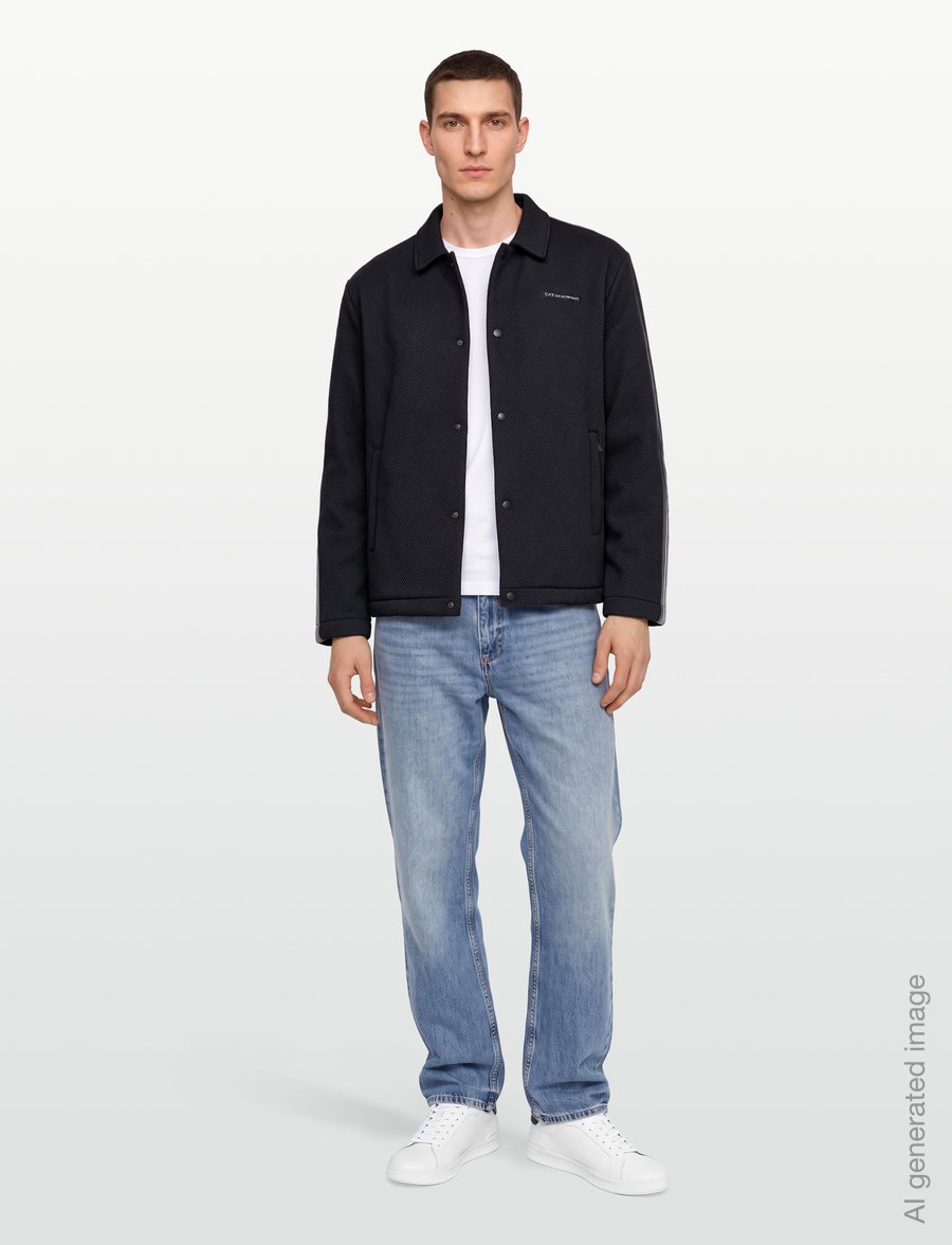 EA7 - BLOUSON JACKET - overshirts - stretch limo - 0