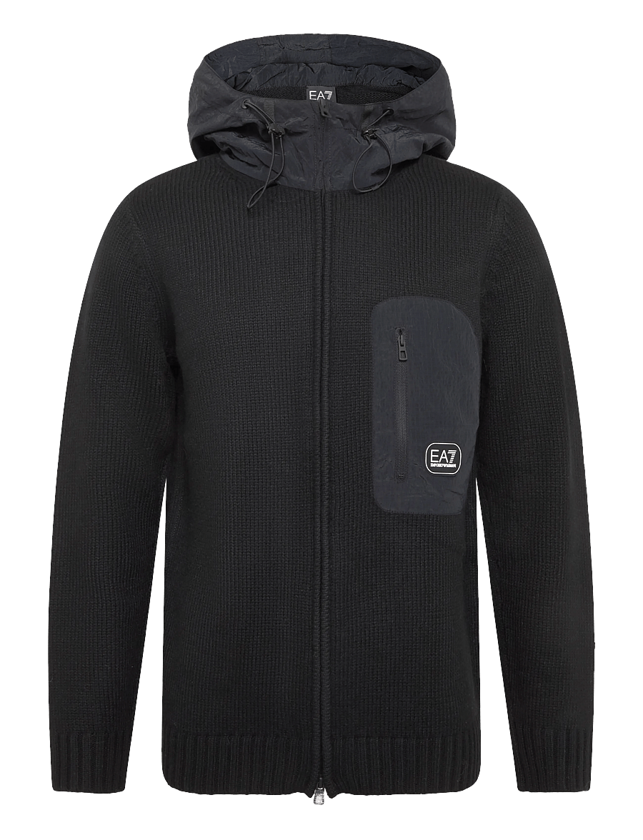 EA7 - CARDIGAN - full zip jumpers - black - 0