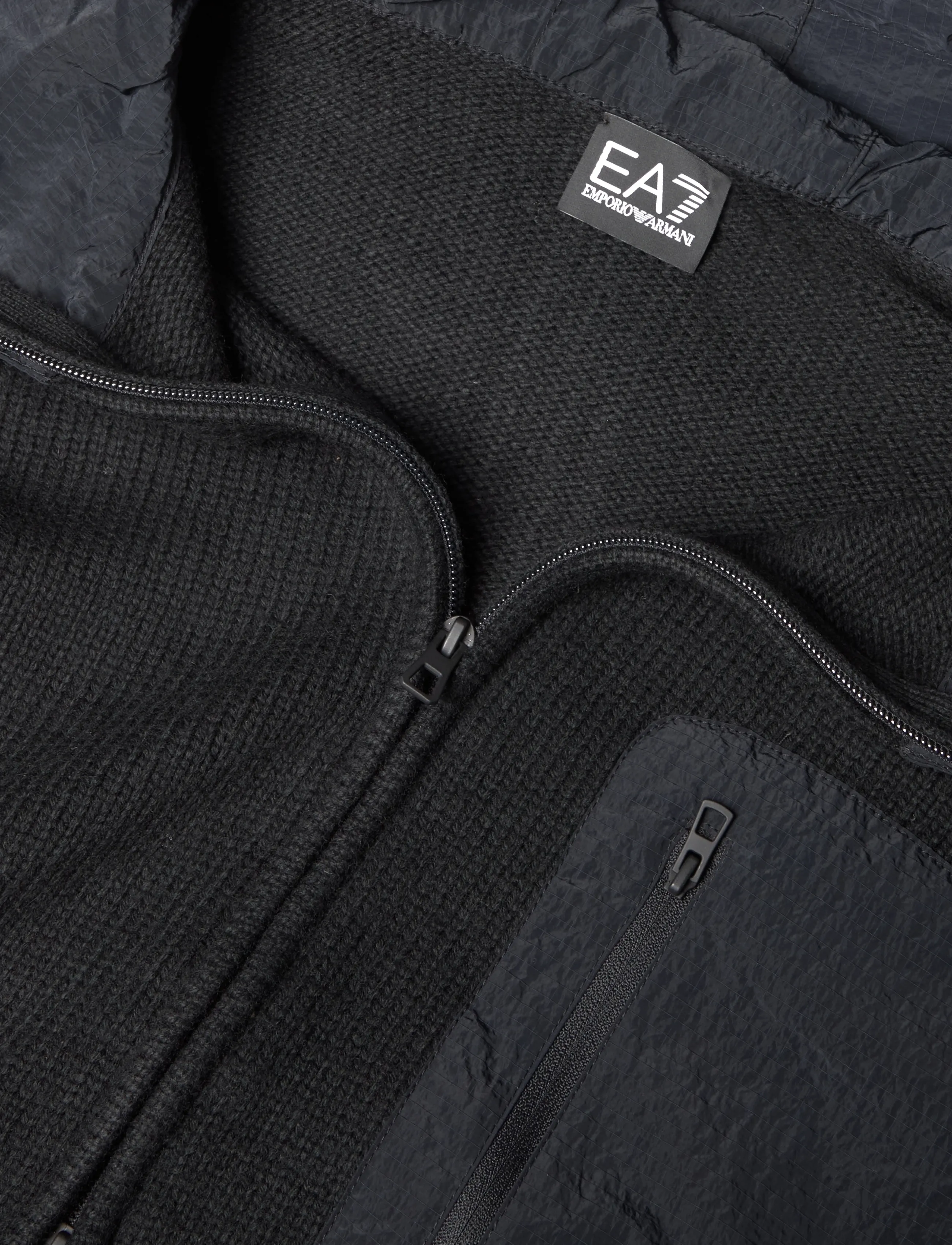 EA7 - CARDIGAN - full zip jumpers - black - 2