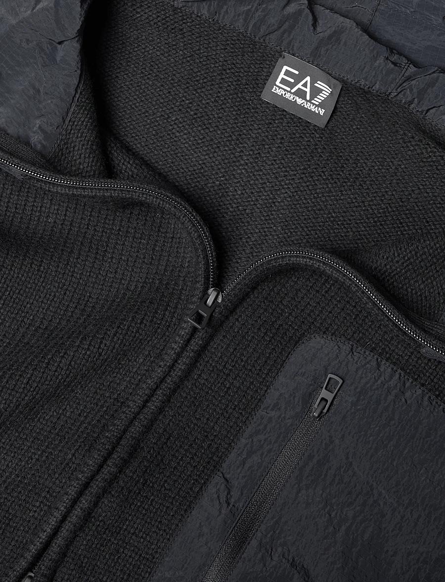 EA7 - CARDIGAN - full zip jumpers - black - 2