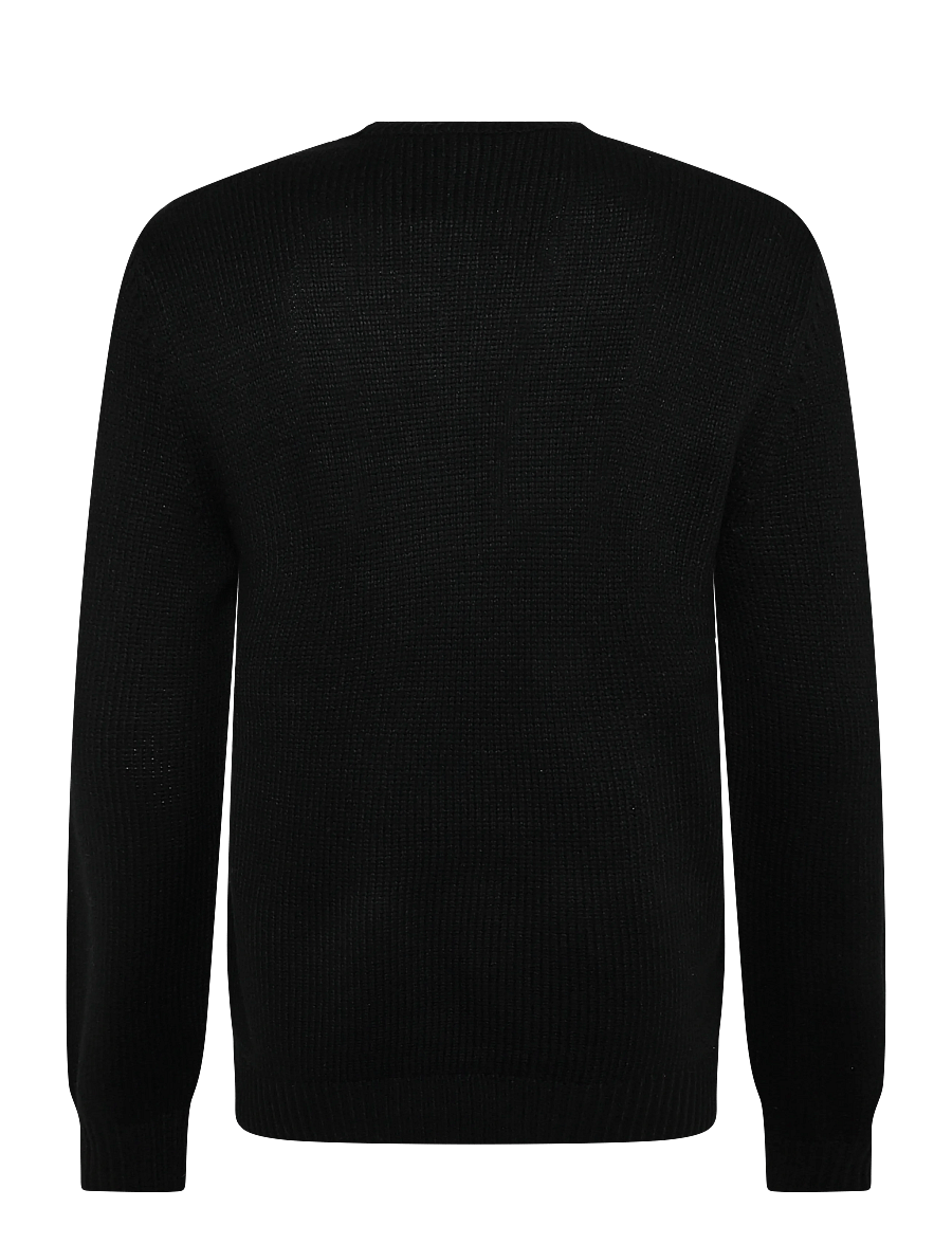 EA7 - PULLOVER - rundhals - black - 1
