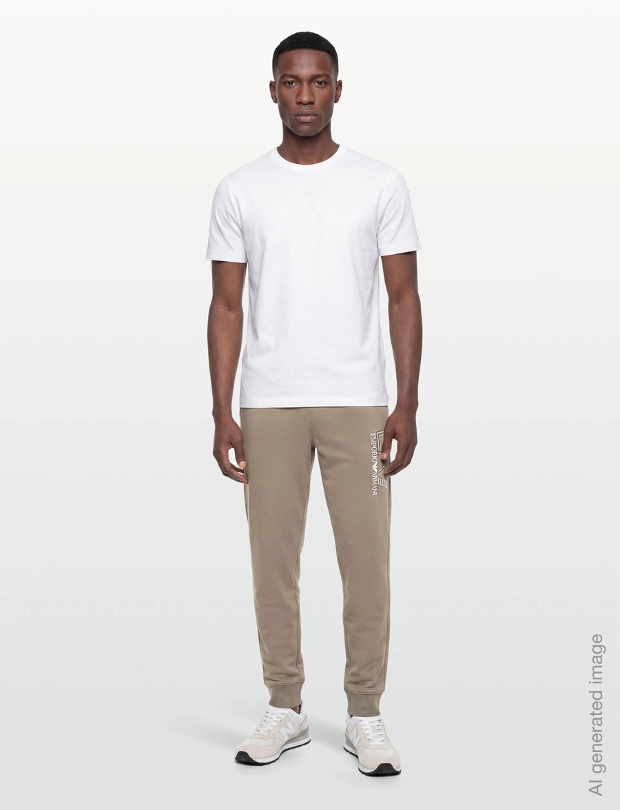 EA7 - TROUSER - jogginghosen - roasted cashew - 0