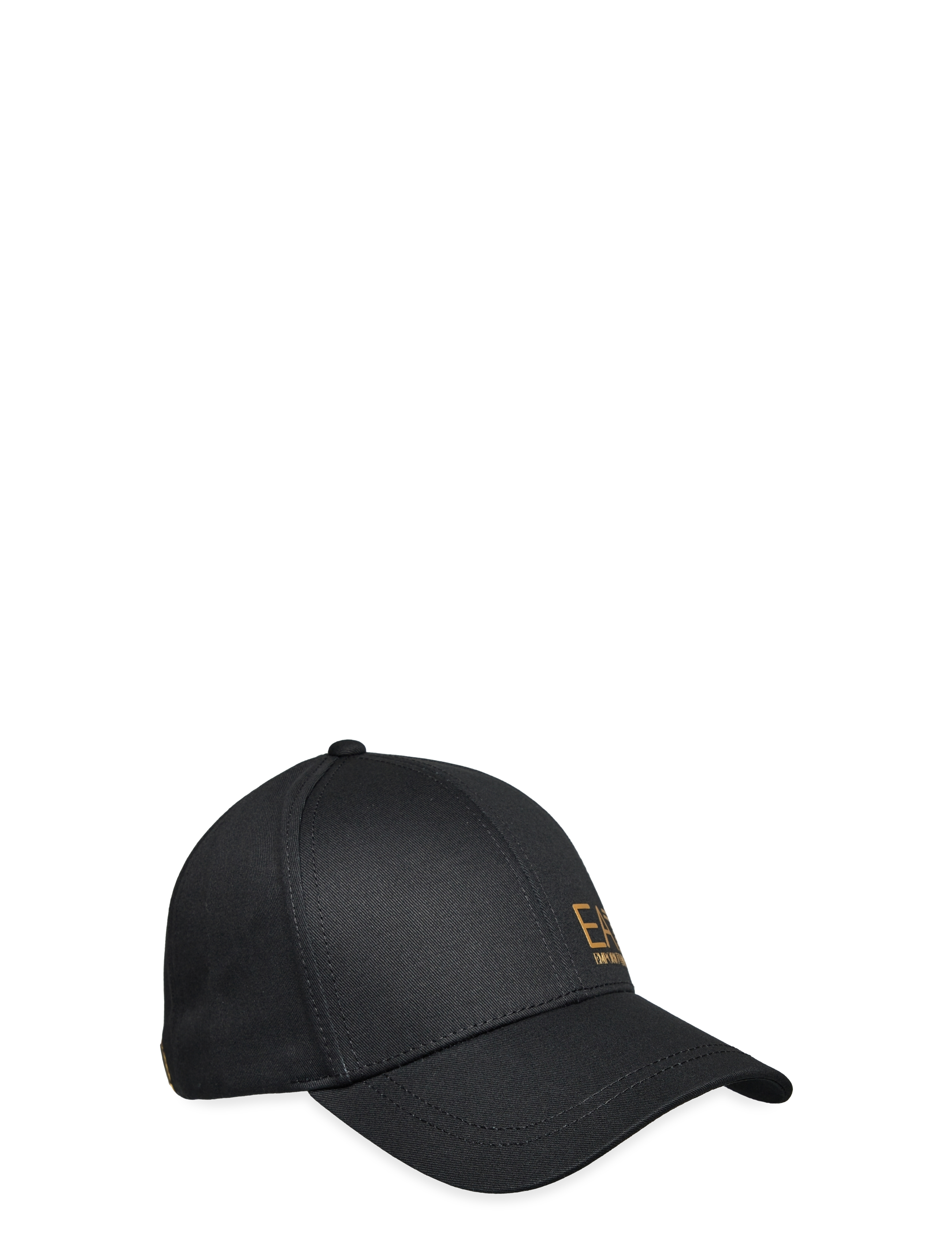 EA7 BASEBALL HAT - Accessoarer - BLACK/GOLD / black