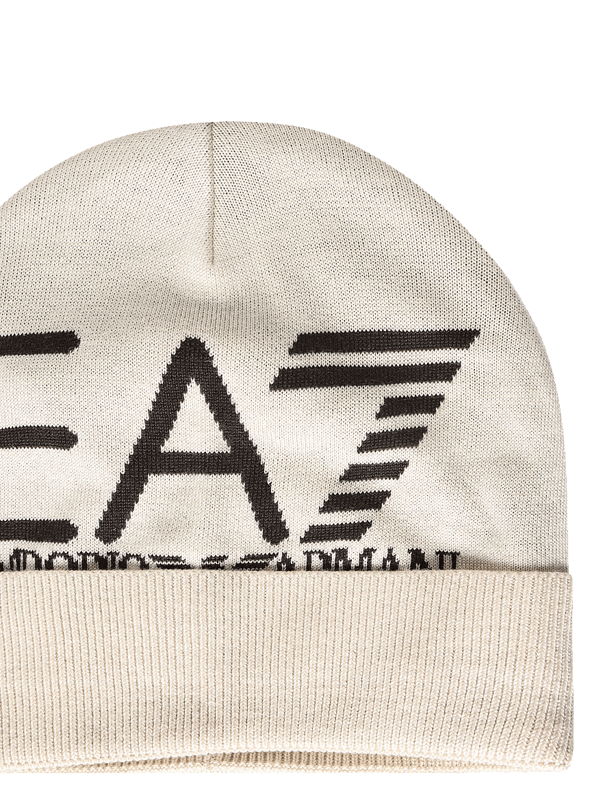 EA7 - BEANIE HAT - huer - almond milk - 2