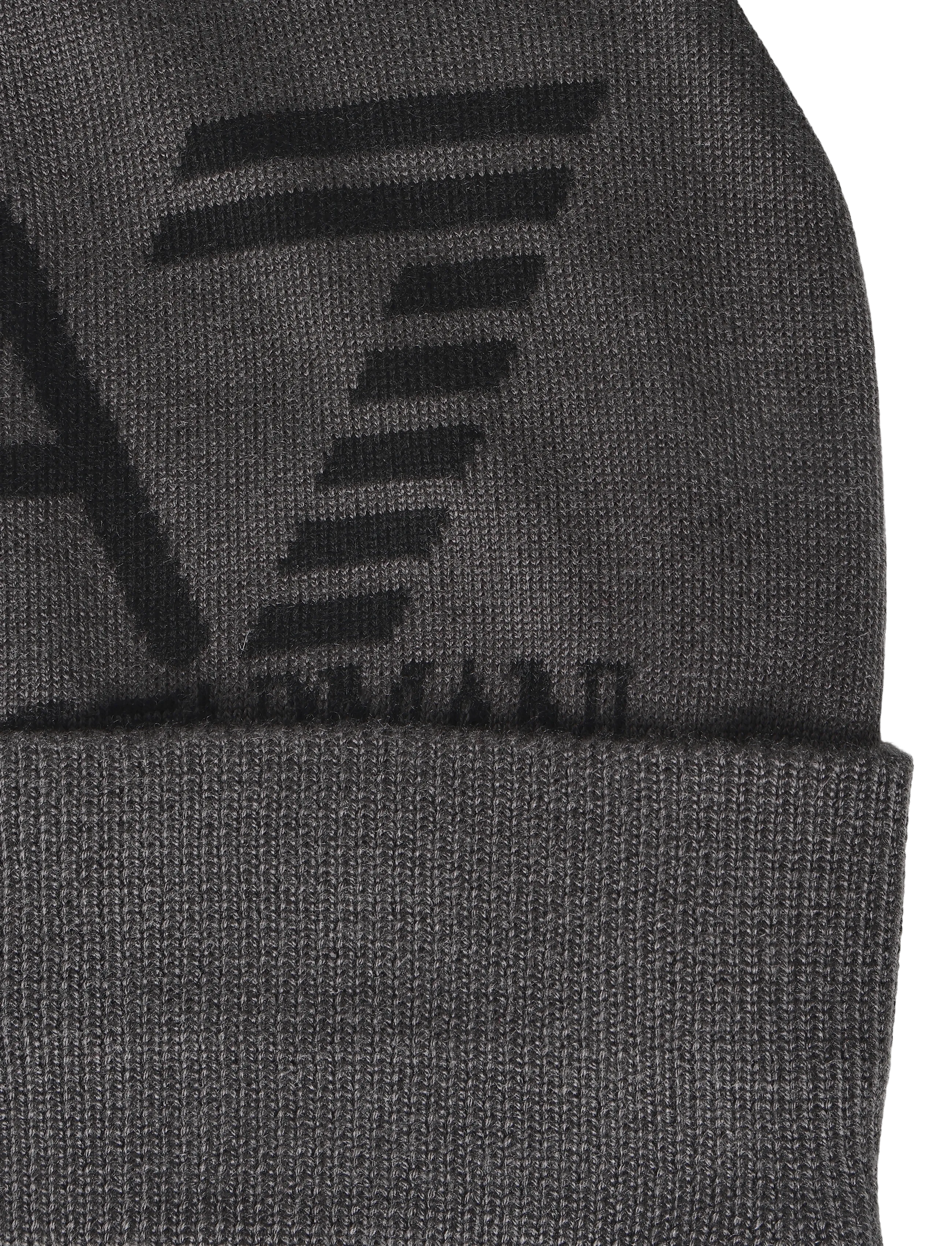 EA7 - BEANIE HAT - kootud mütsid - asphalt - 2