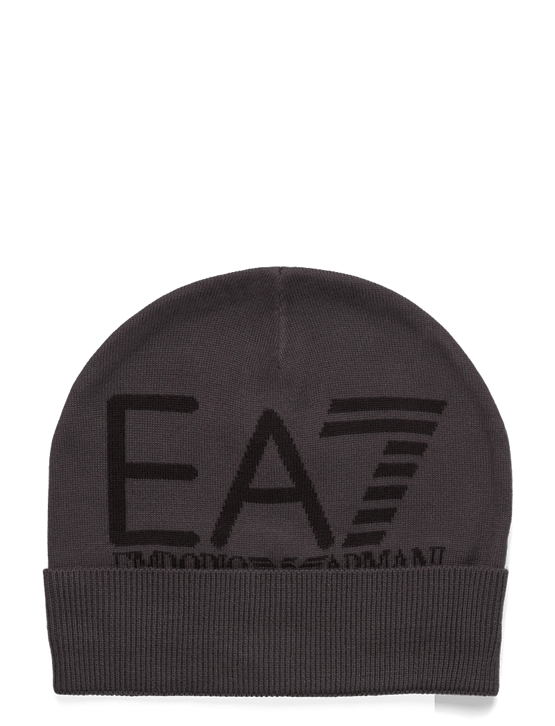 EA7 - BEANIE HAT - mützen - asphalt/black - 0