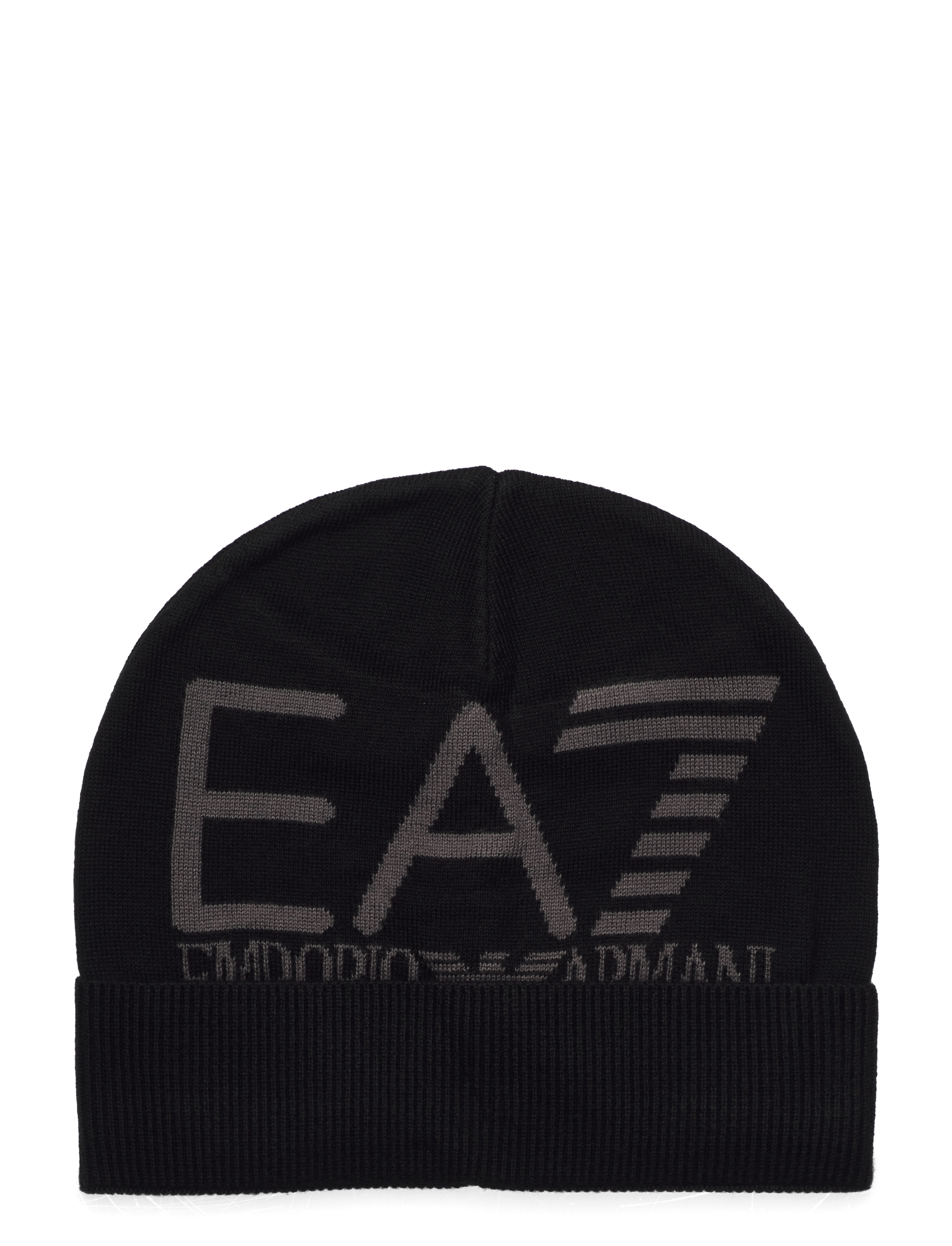 EA7 Beanie Hat, M, Headwear, Schwarz - Beanies, Männerswear