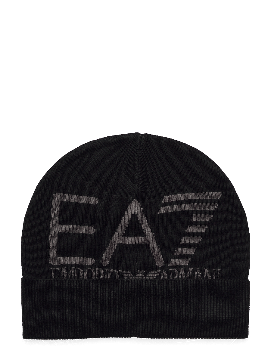 EA7 - BEANIE HAT - bonnet - black/asphalt - 0