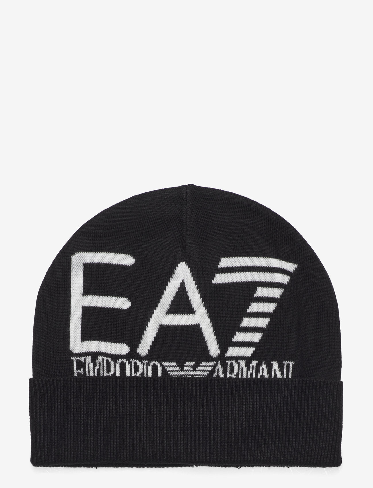 EA7 - BEANIE HAT - accessoires - black / white - 0