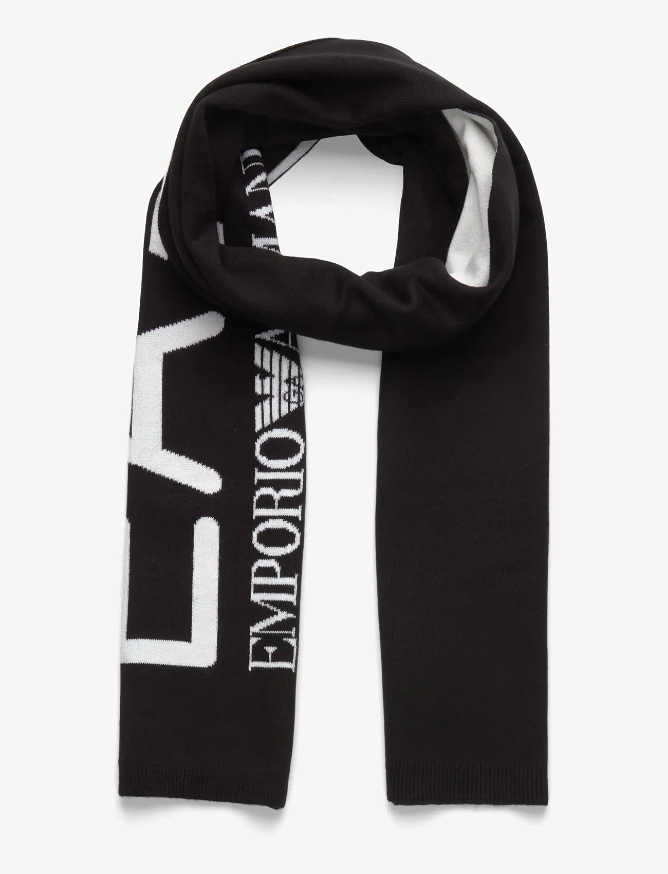 EA7 - SCARF - accessoires - black / white - 0