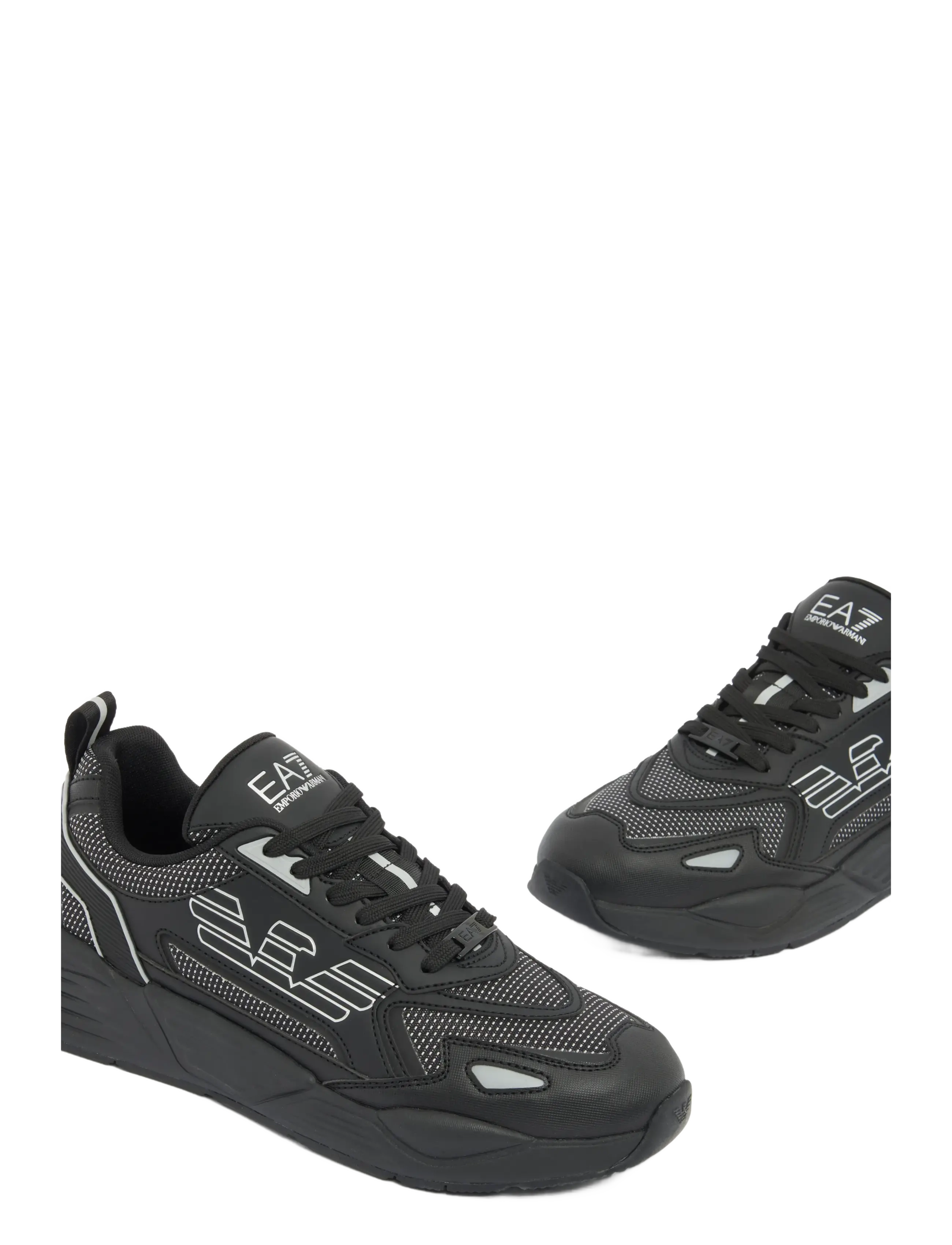 EA7 SNEAKER - Tänavastiil - TRIPLE BLACK-SILVER / black