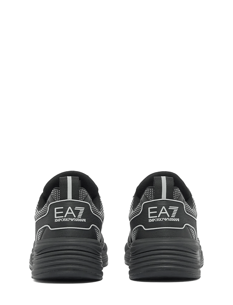 EA7 - SNEAKER - niedriger schnitt - triple black-silver - 2