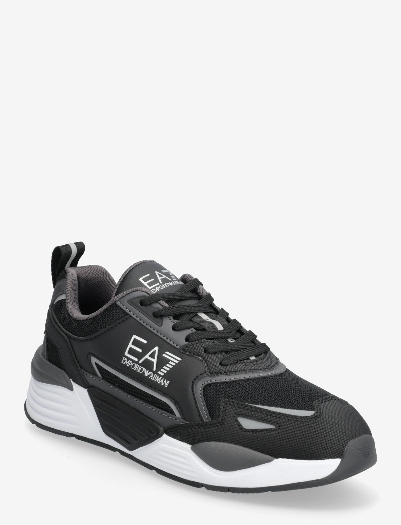 EA7 - SNEAKER - low tops - black-asphalt+silver - 0