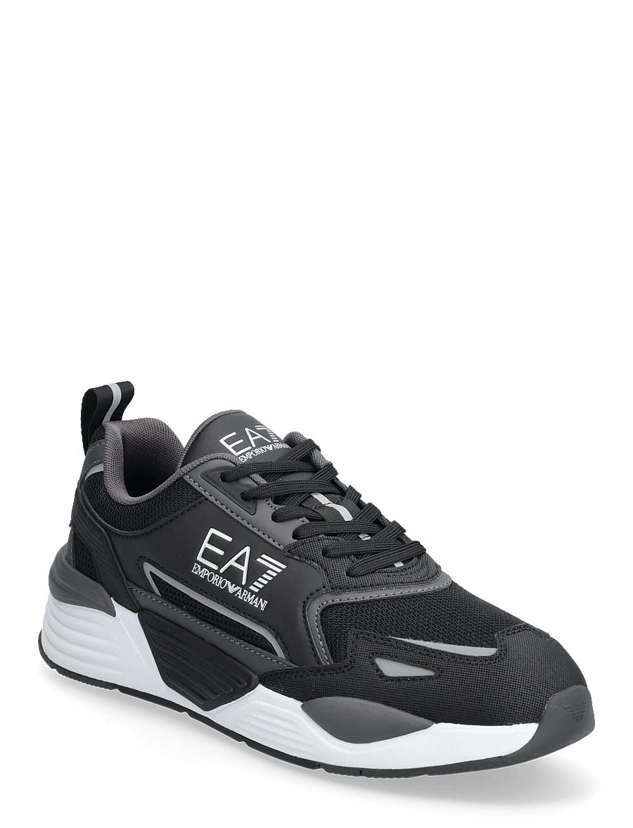 EA7 - SNEAKER - low tops - black-asphalt+silver - 0