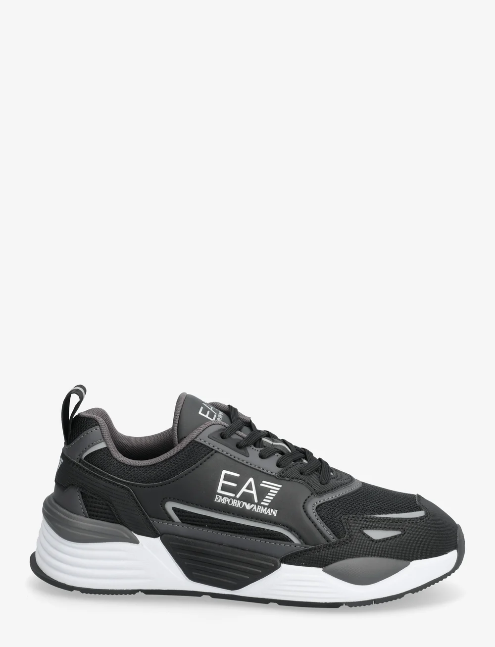 EA7 - 7X000308 - låga sneakers - black-asphalt+silver - 1