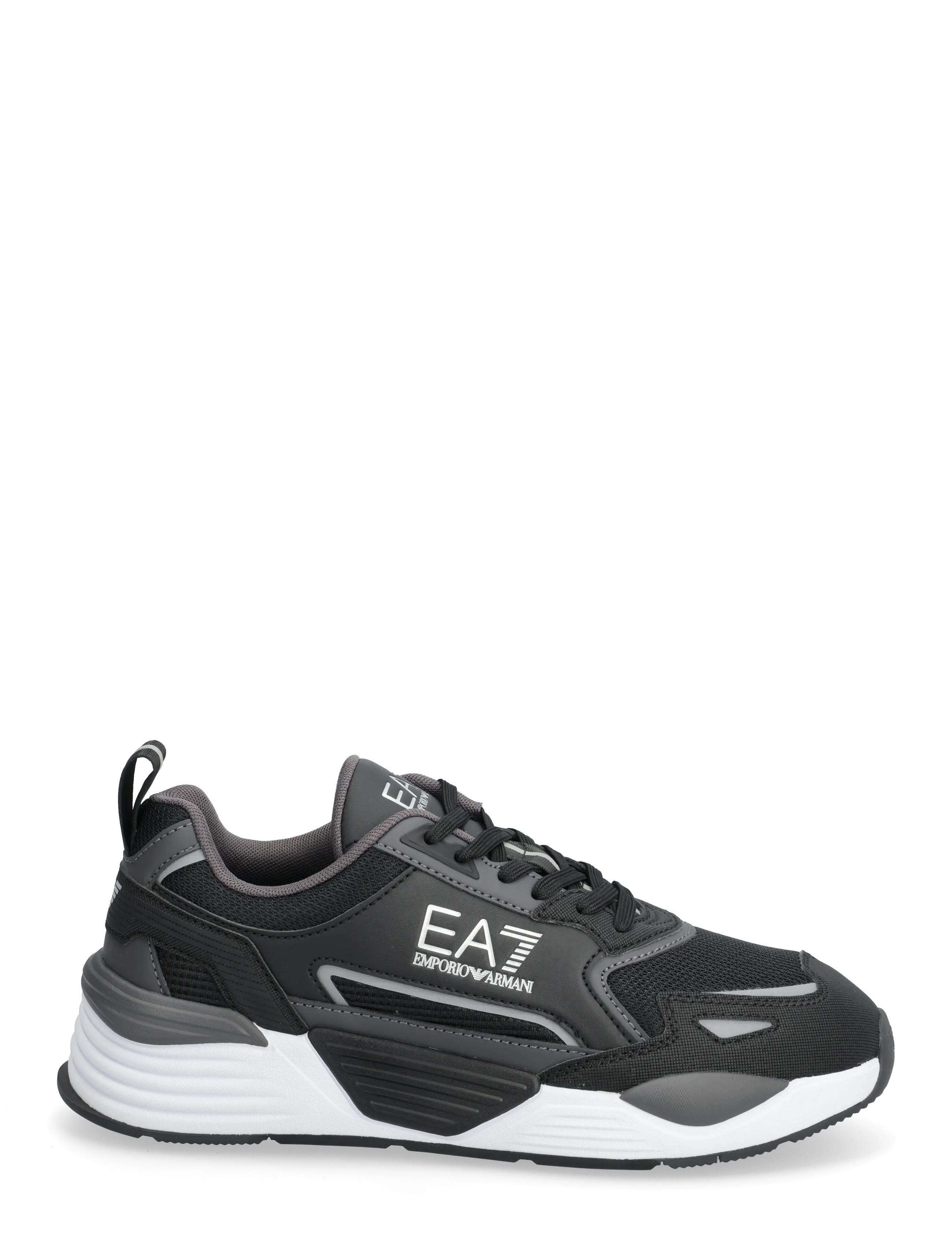 EA7 - SNEAKER - niedriger schnitt - black-asphalt+silver - 1