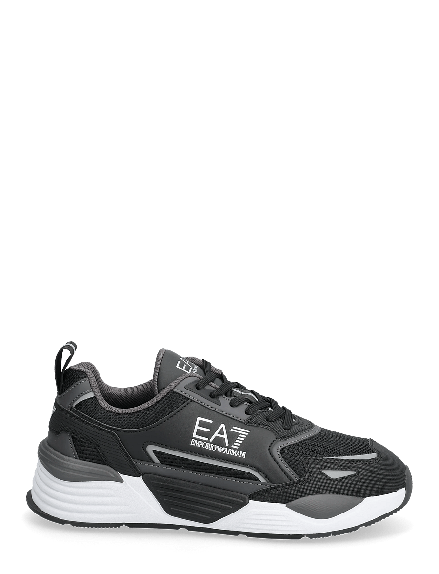 EA7 - SNEAKER - low tops - black-asphalt+silver - 1