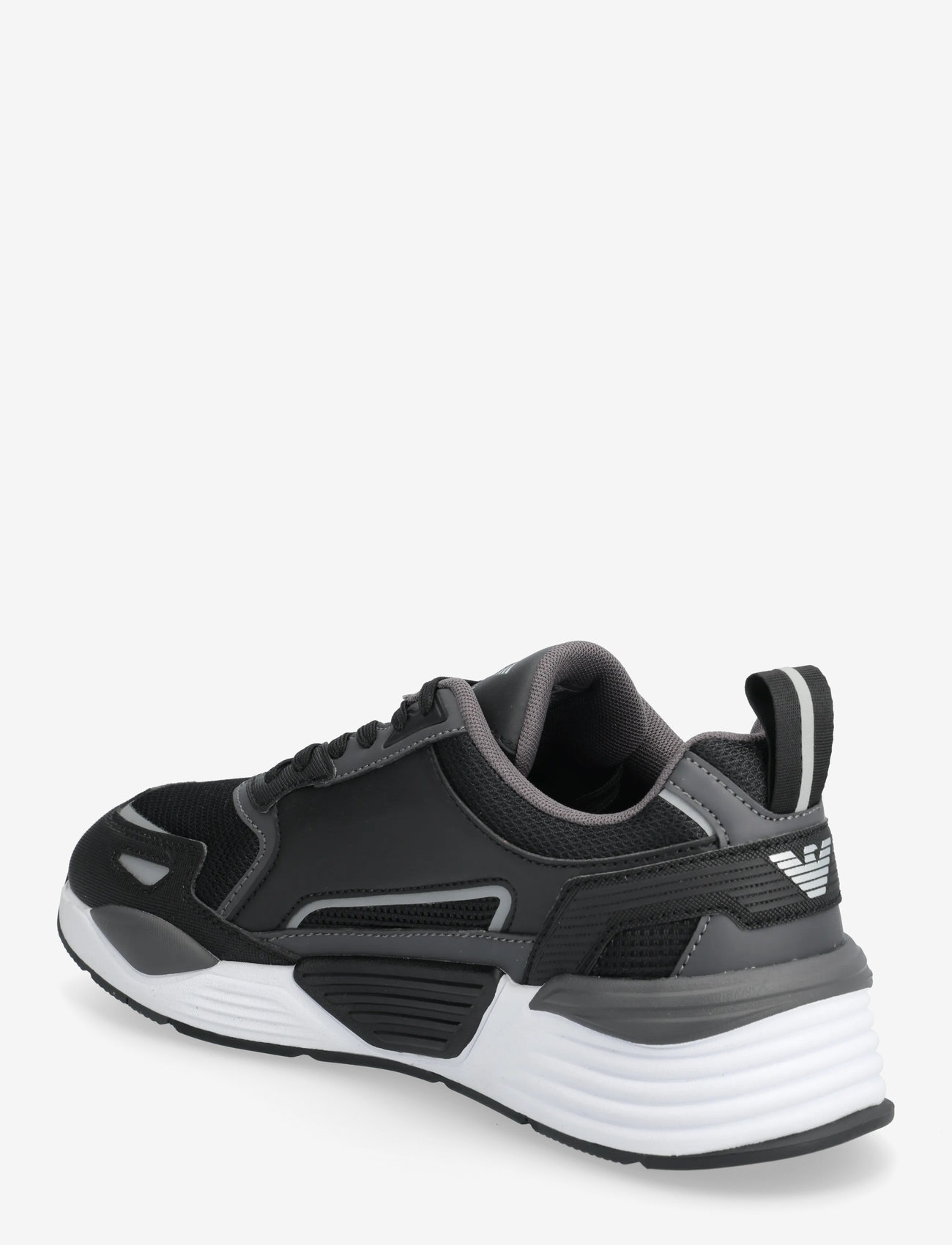 EA7 - SNEAKER - low tops - black-asphalt+silver - 2