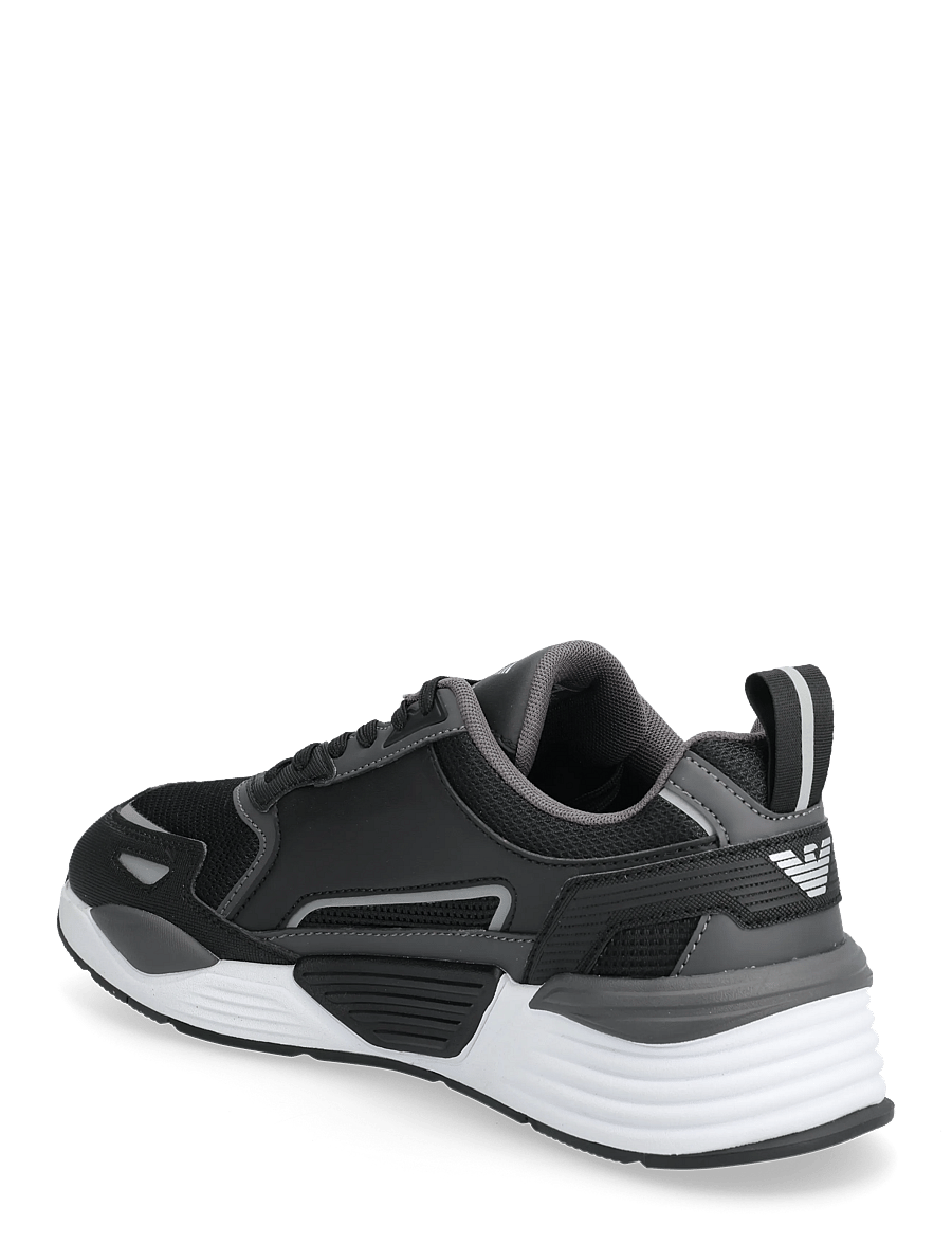 EA7 - SNEAKER - low tops - black-asphalt+silver - 2