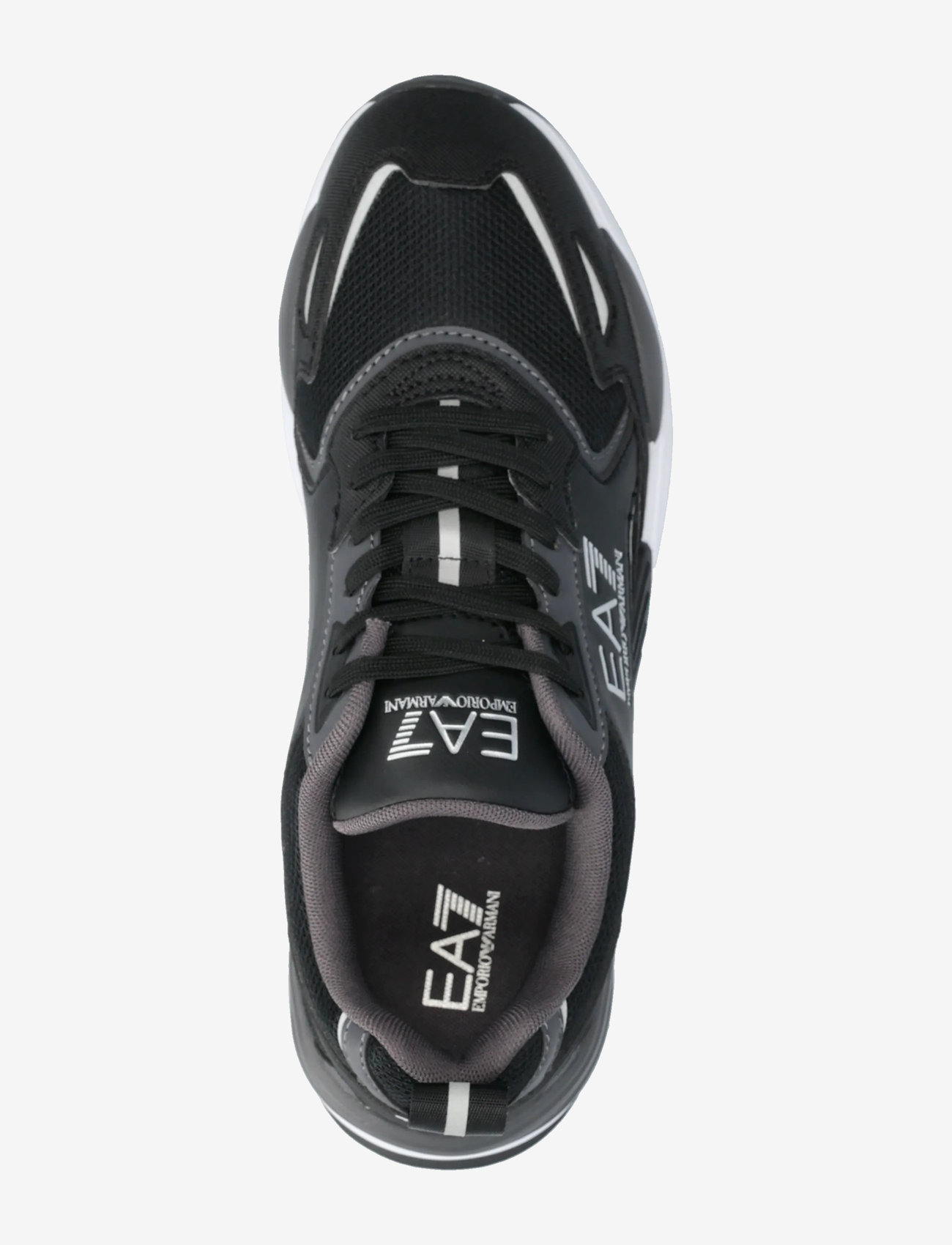 EA7 - SNEAKER - low tops - black-asphalt+silver - 3