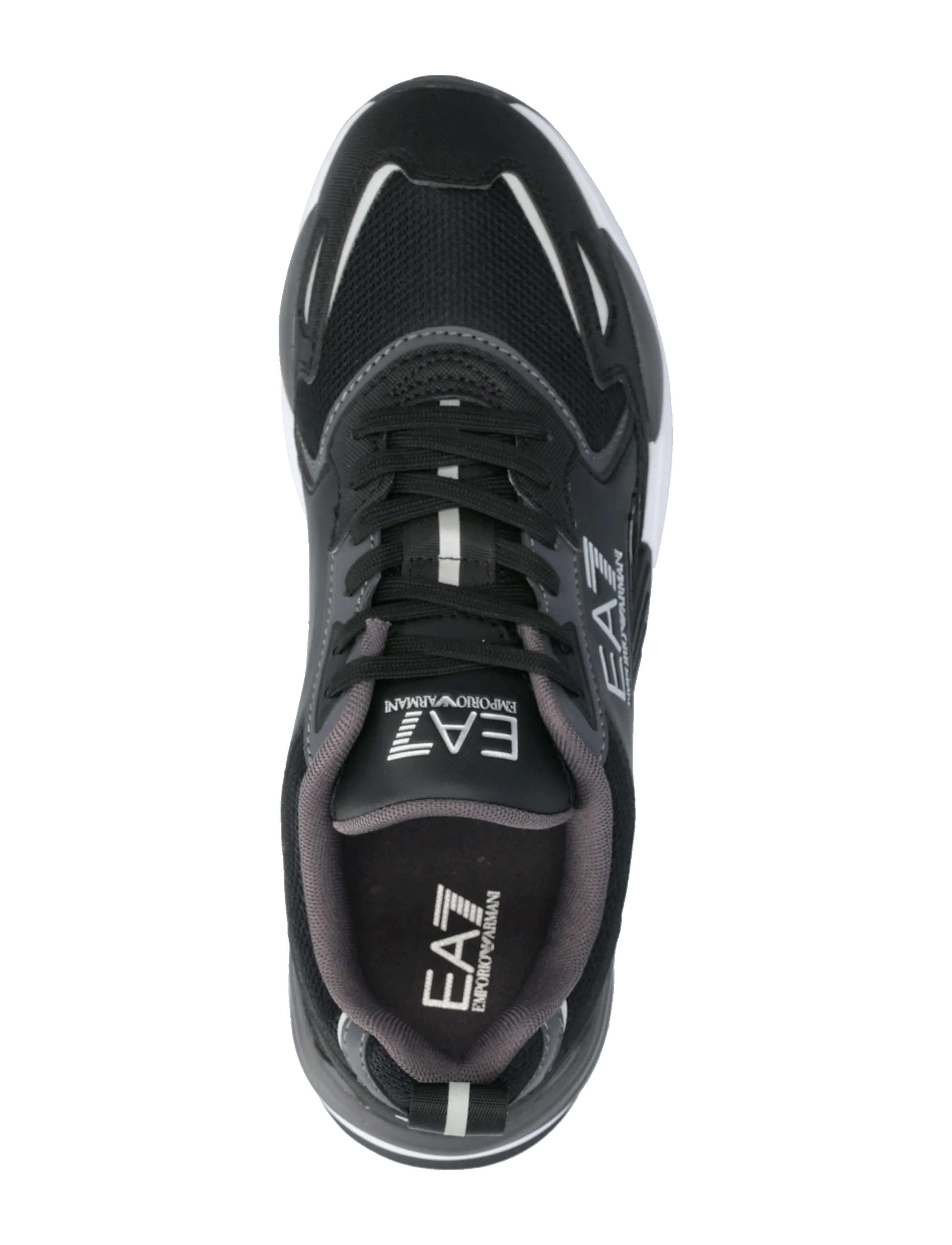 EA7 - SNEAKER - niedriger schnitt - black-asphalt+silver - 3