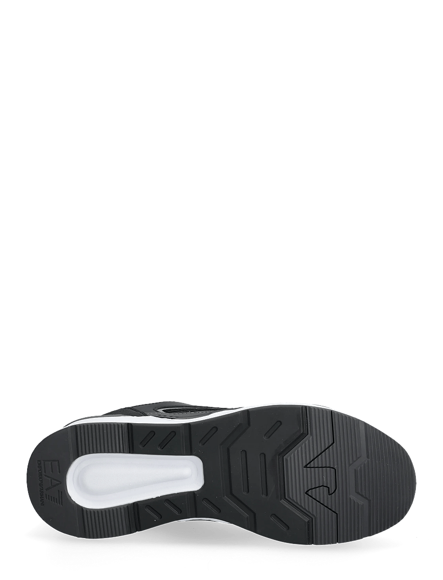 EA7 - SNEAKER - low tops - black-asphalt+silver - 4