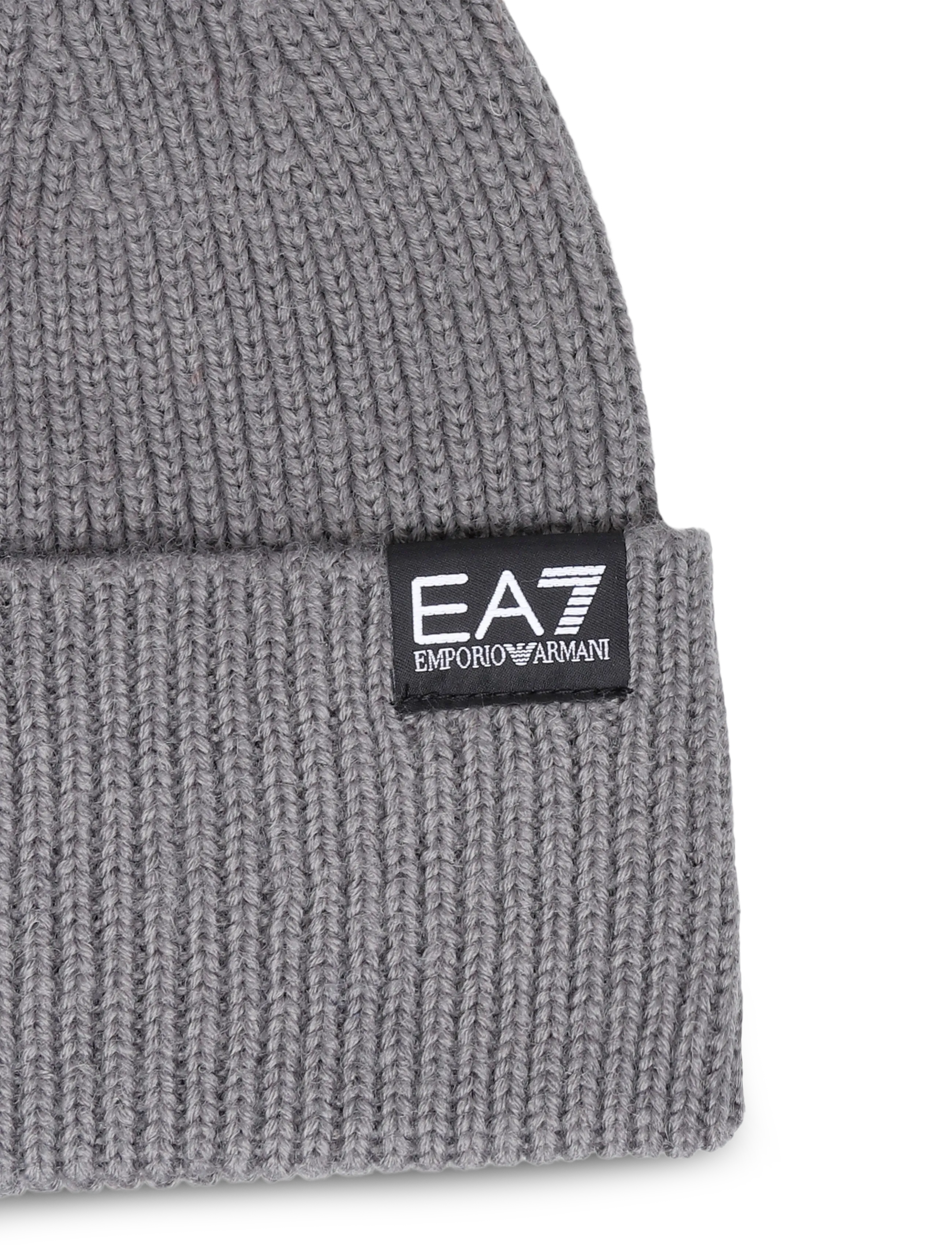 EA7 - BEANIE HAT - beanies - pewter - 2