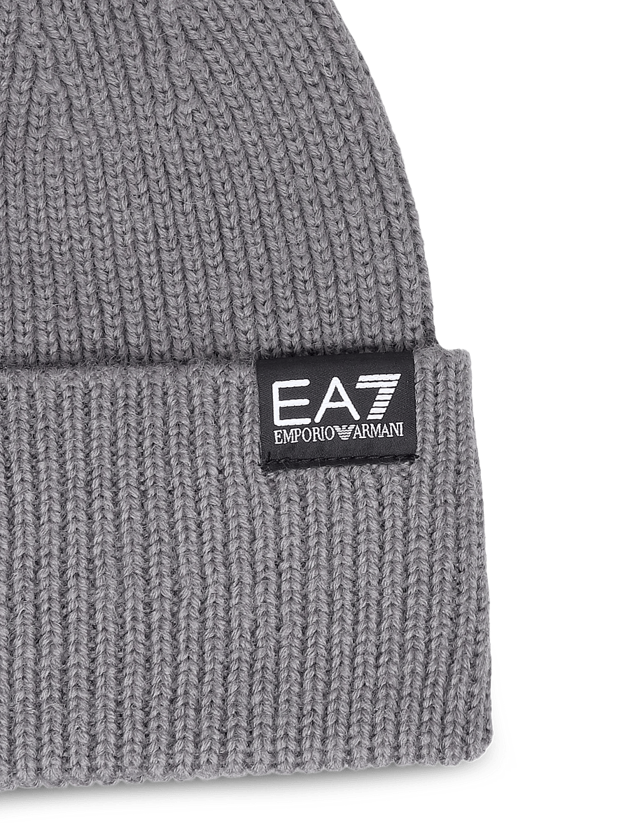 EA7 - BEANIE HAT - beanies - pewter - 2