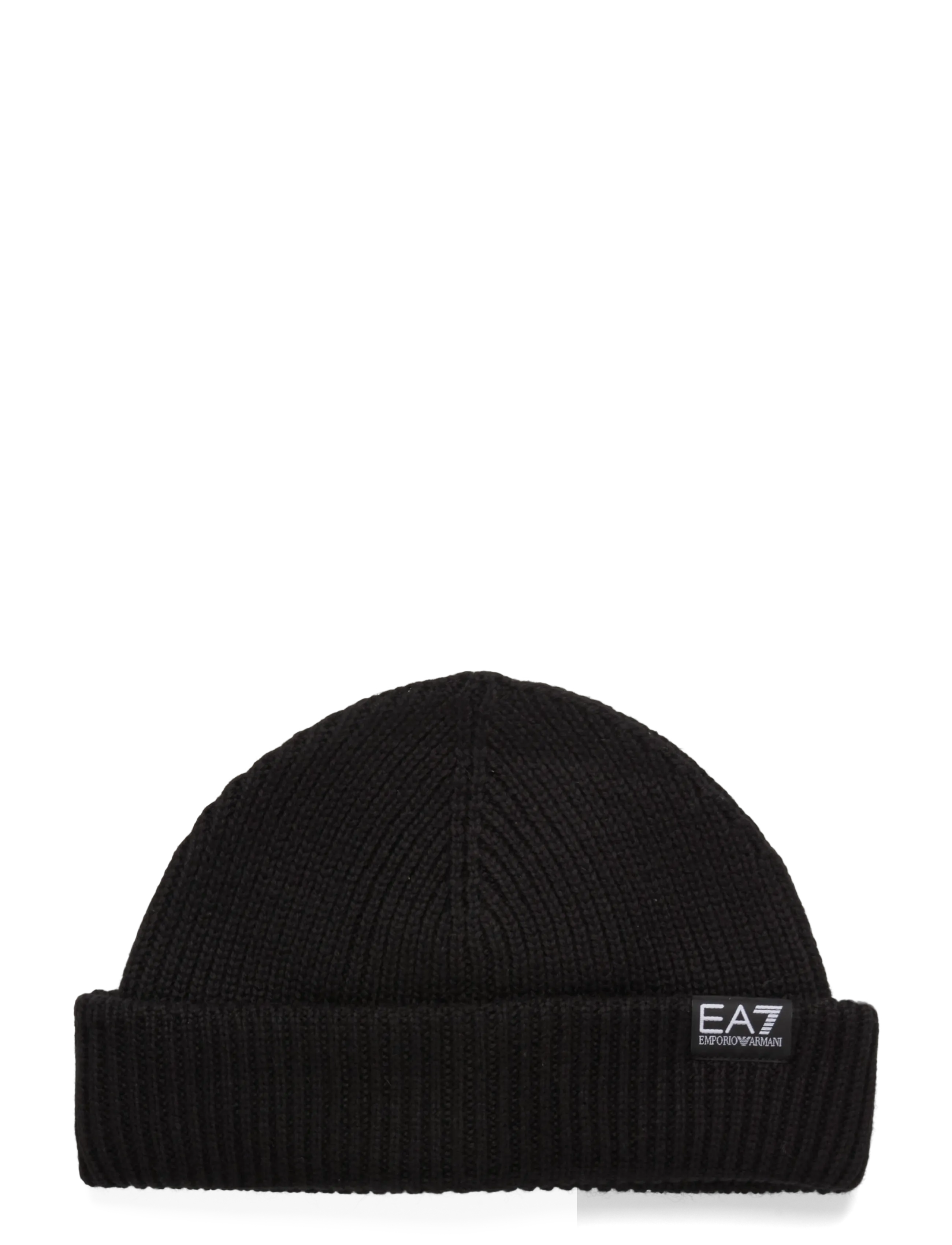 EA7 BEANIE HAT - Accessoarer - BLACK / black