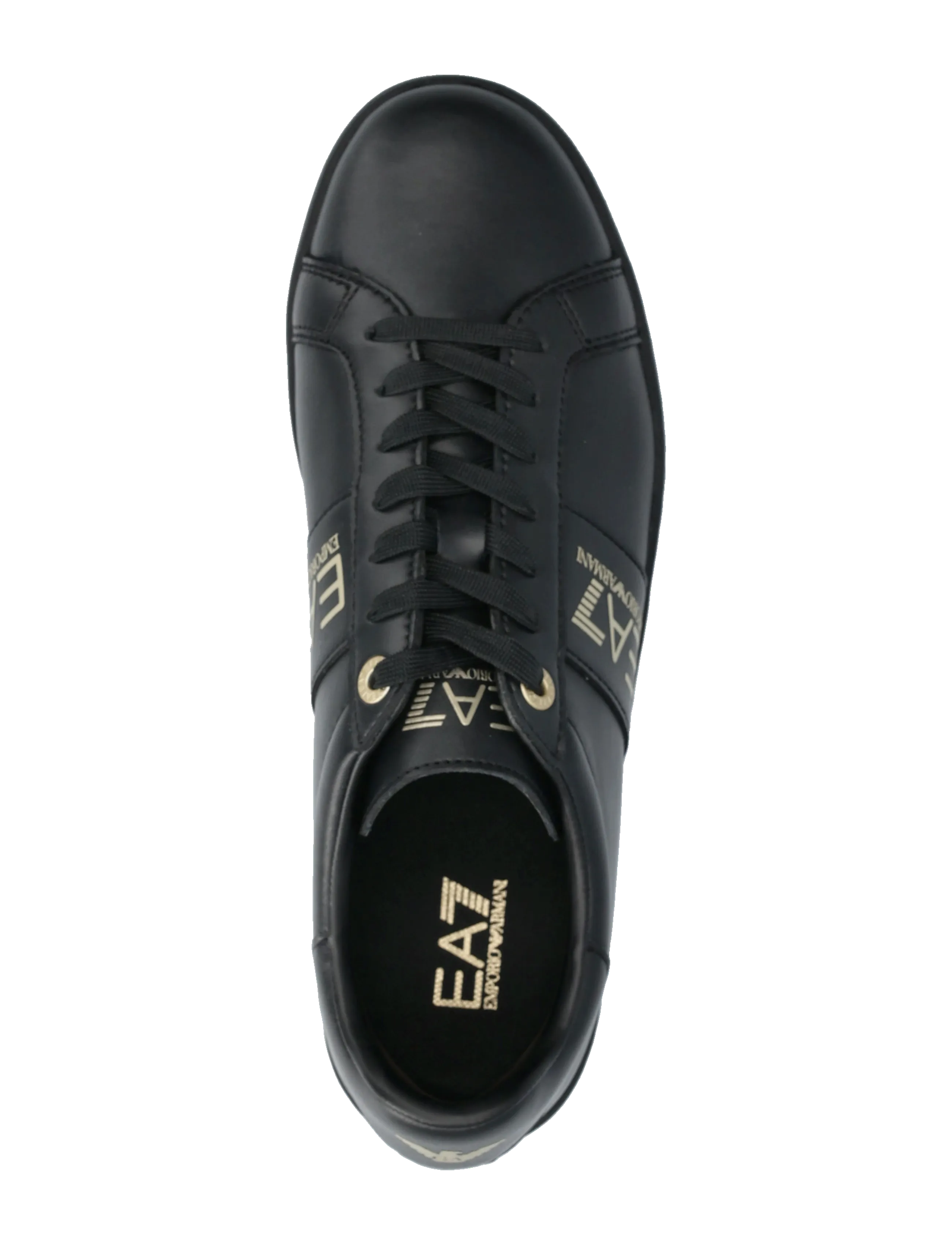 EA7 - SNEAKER - triple black-gold - 3
