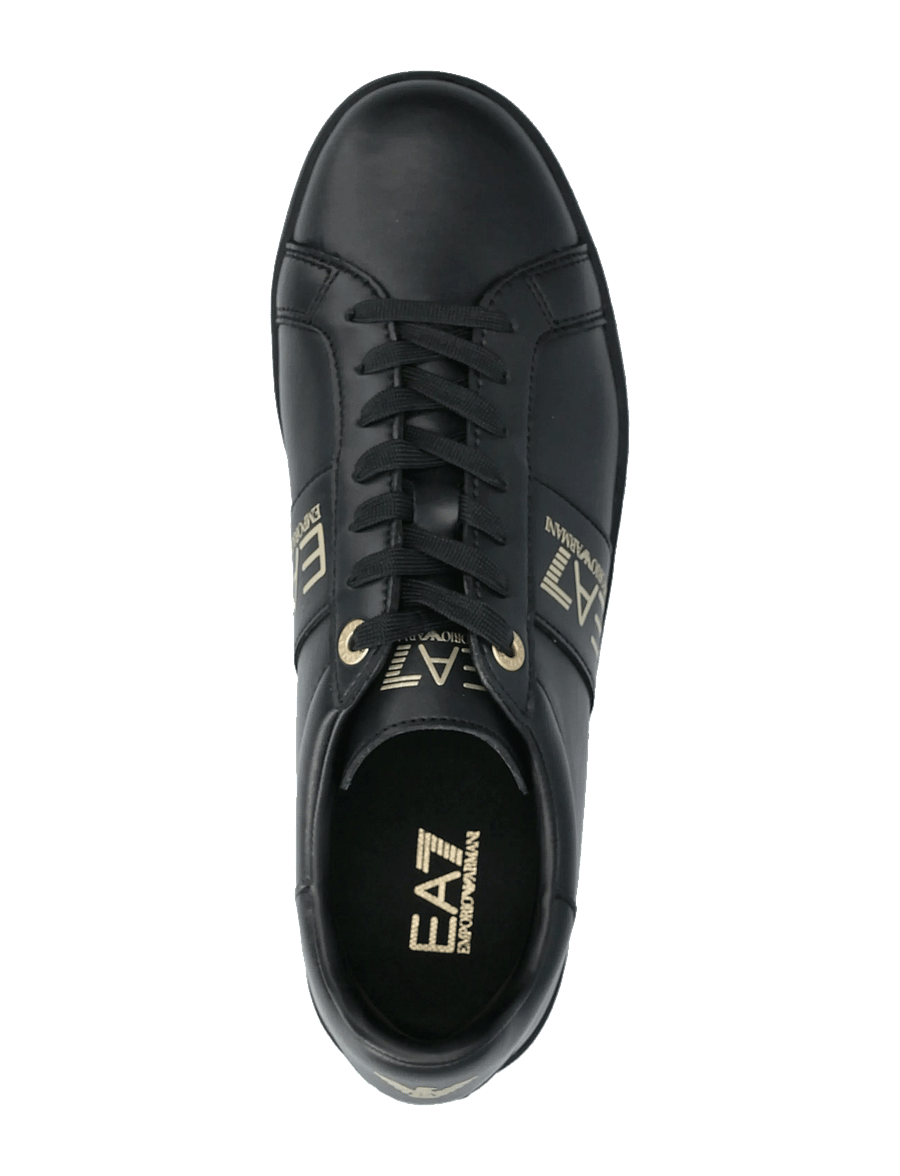 EA7 - SNEAKER - triple black-gold - 3