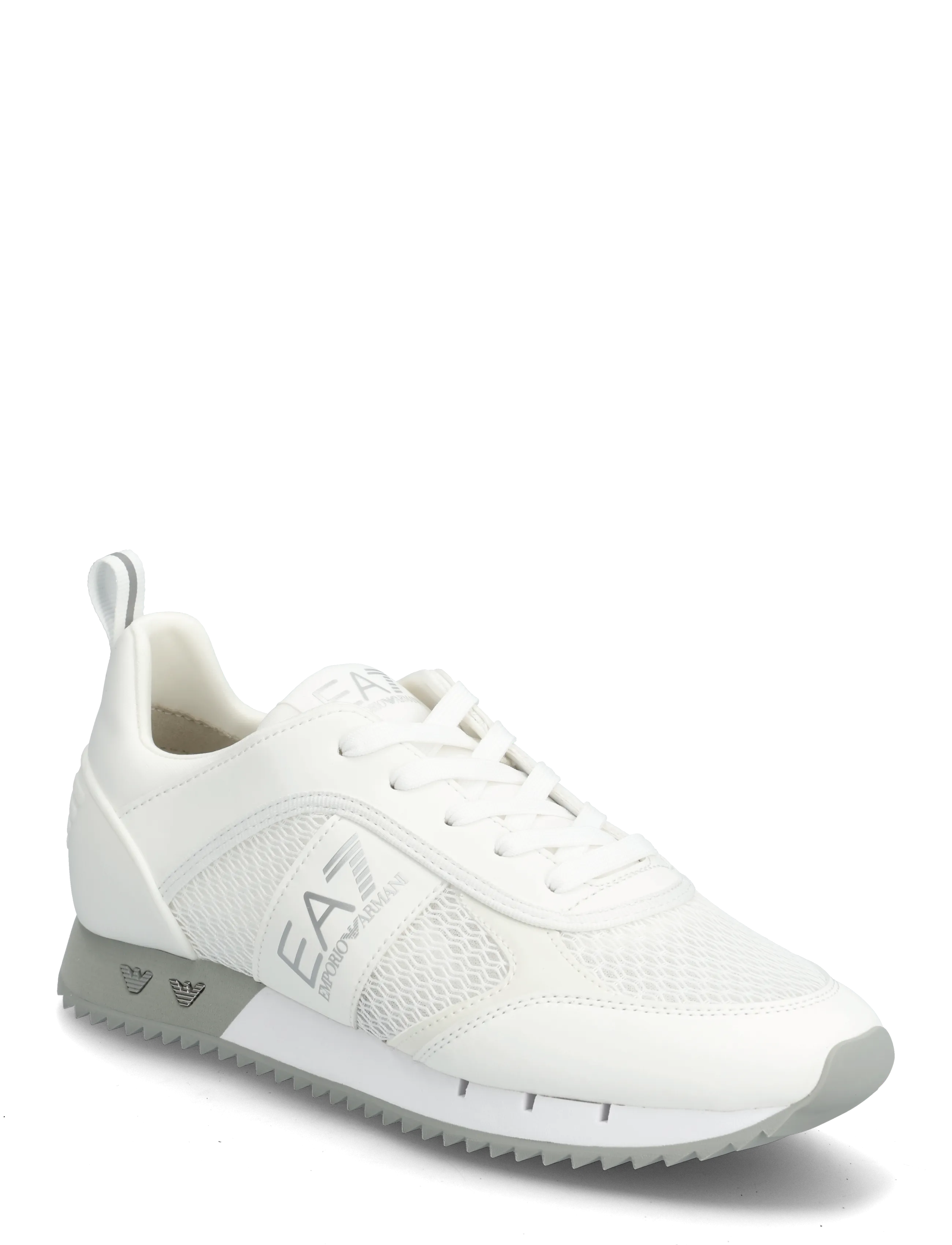 EA7 SNEAKER - Schuhe - WHITE-SILVER / white
