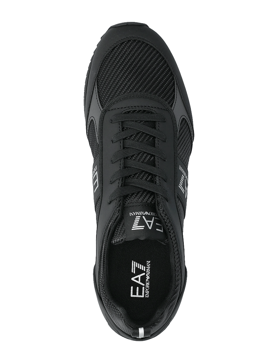 EA7 - SNEAKER - sneaker - triple black+silver - 3