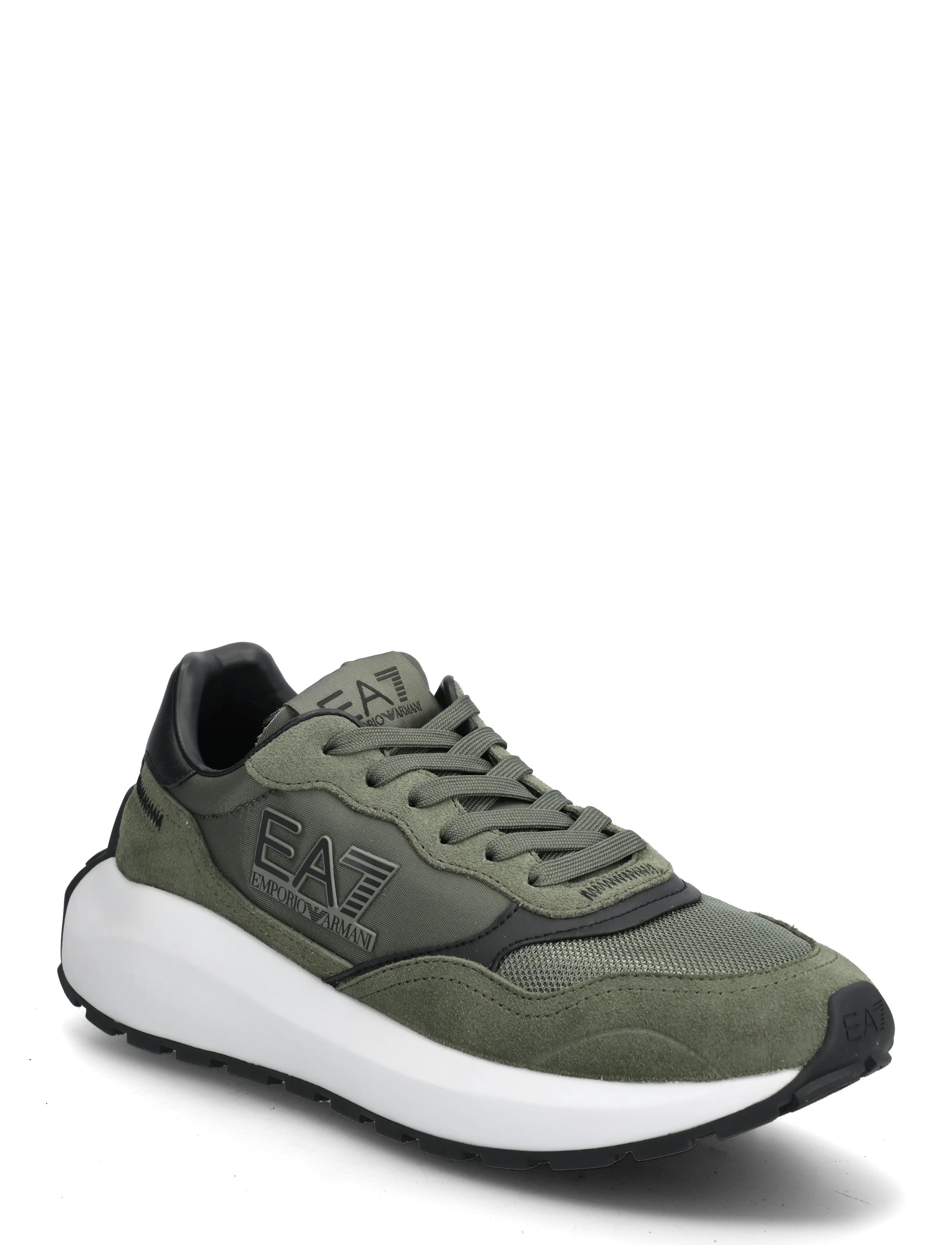 EA7 SNEAKER - Schuhe - BEETLE+BLACK / khaki/green