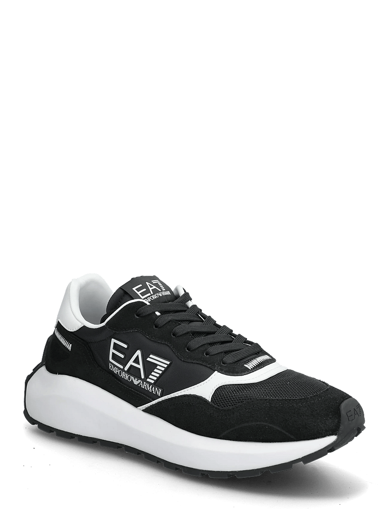 EA7 - SNEAKER - niedriger schnitt - black-white - 0