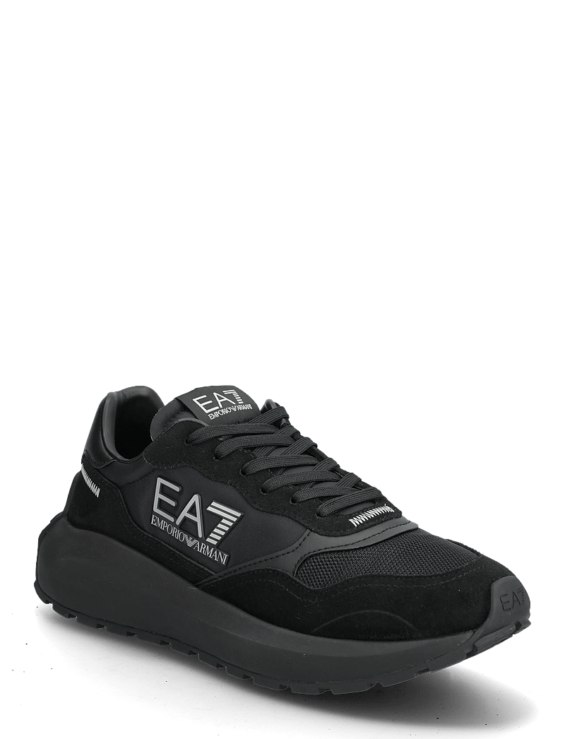 EA7 - SNEAKER - niedriger schnitt - triple black-silver - 0