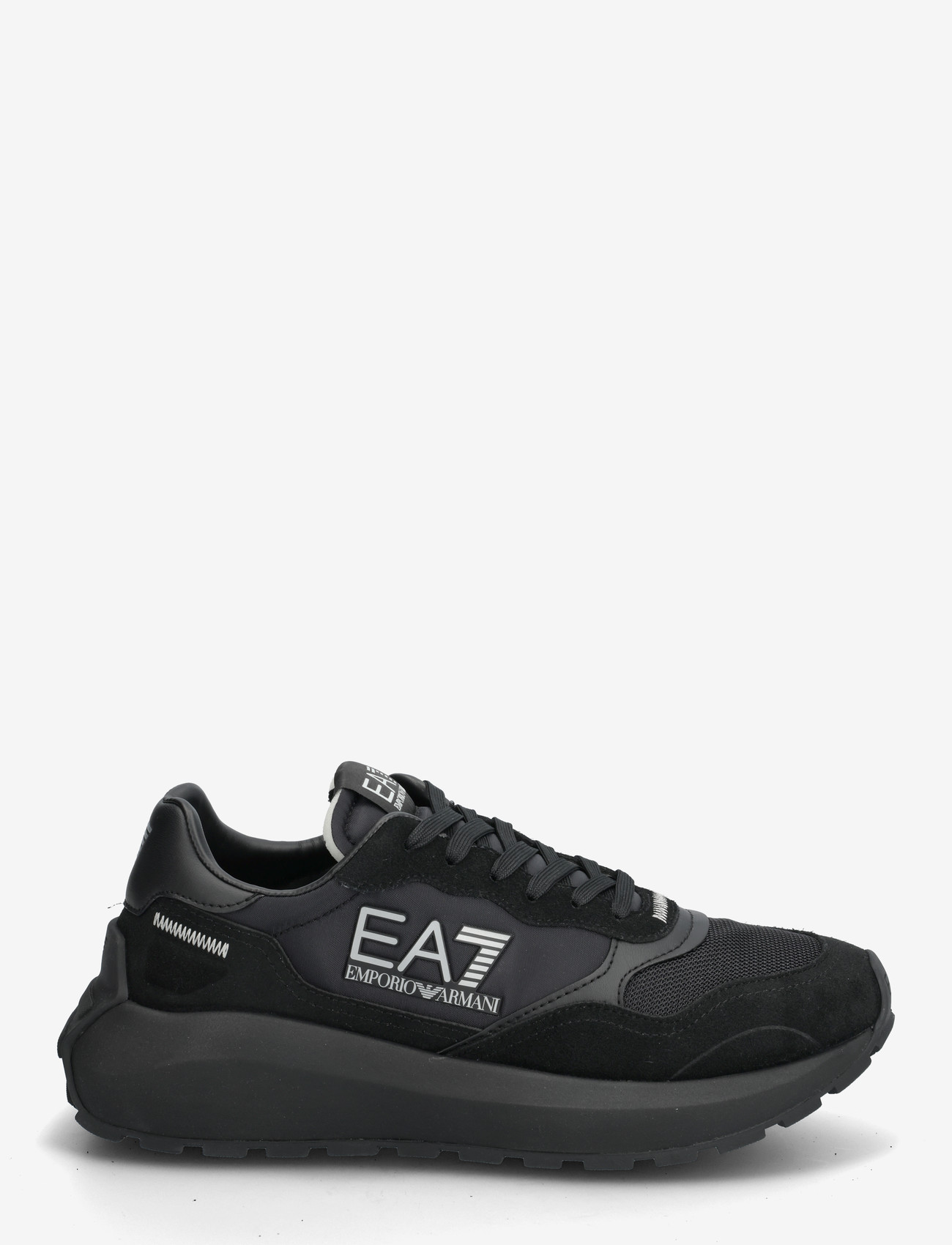 EA7 - SNEAKER - niedriger schnitt - triple black-silver - 1