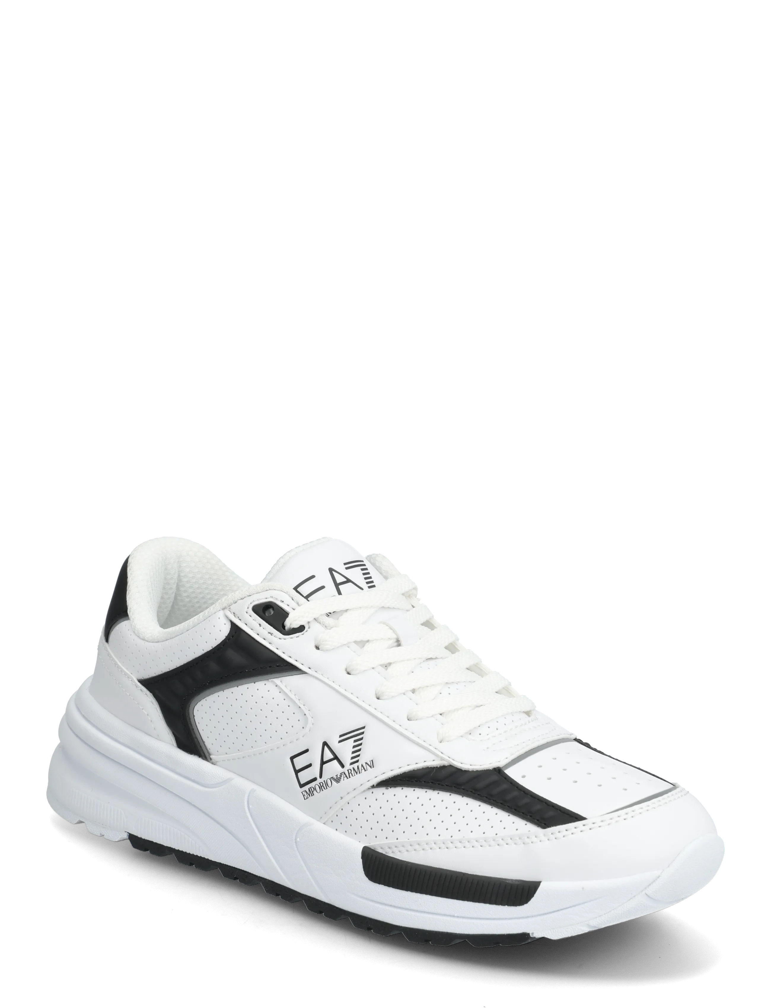 EA7 SNEAKER - Hoher Schnitt - WHITE-BLACK / white