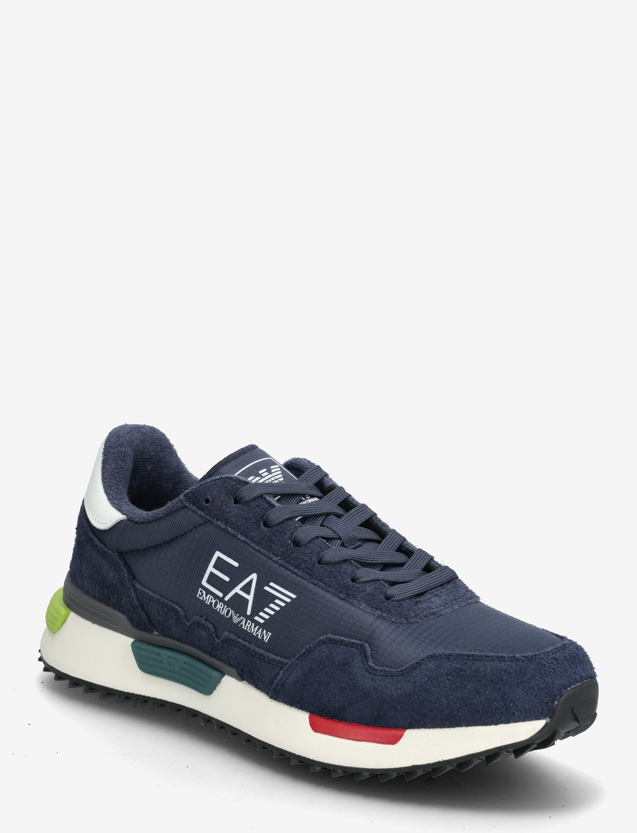 EA7 - SNEAKER - niedriger schnitt - sky captian+asphalt+macaw gree - 0