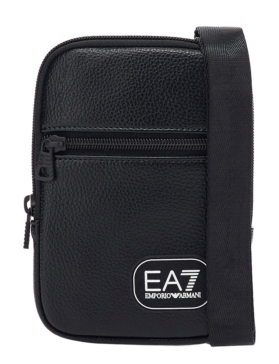 EA7 - SHOULDER BAG - axelremsväskor - black - 0