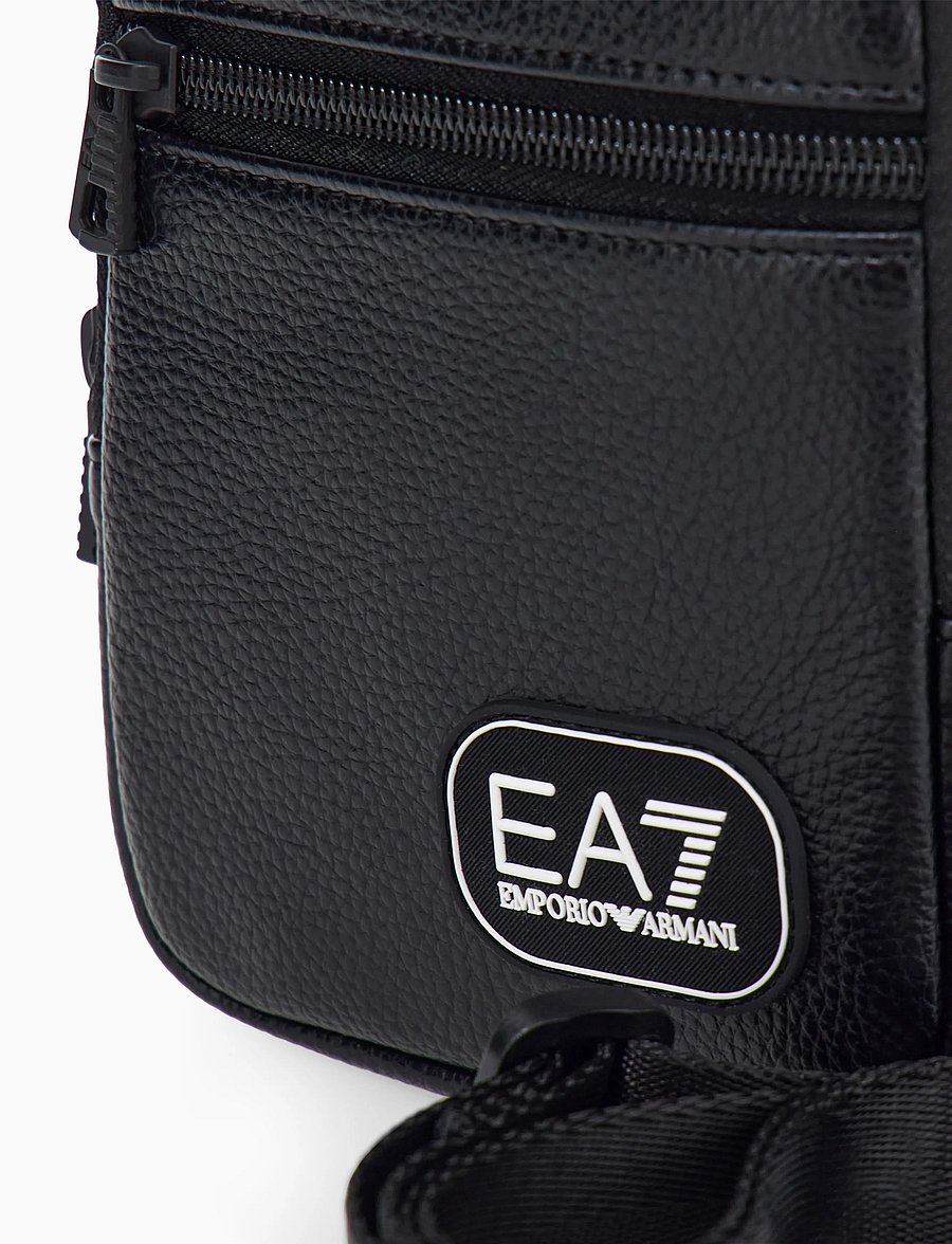 EA7 - SHOULDER BAG - axelremsväskor - black - 2