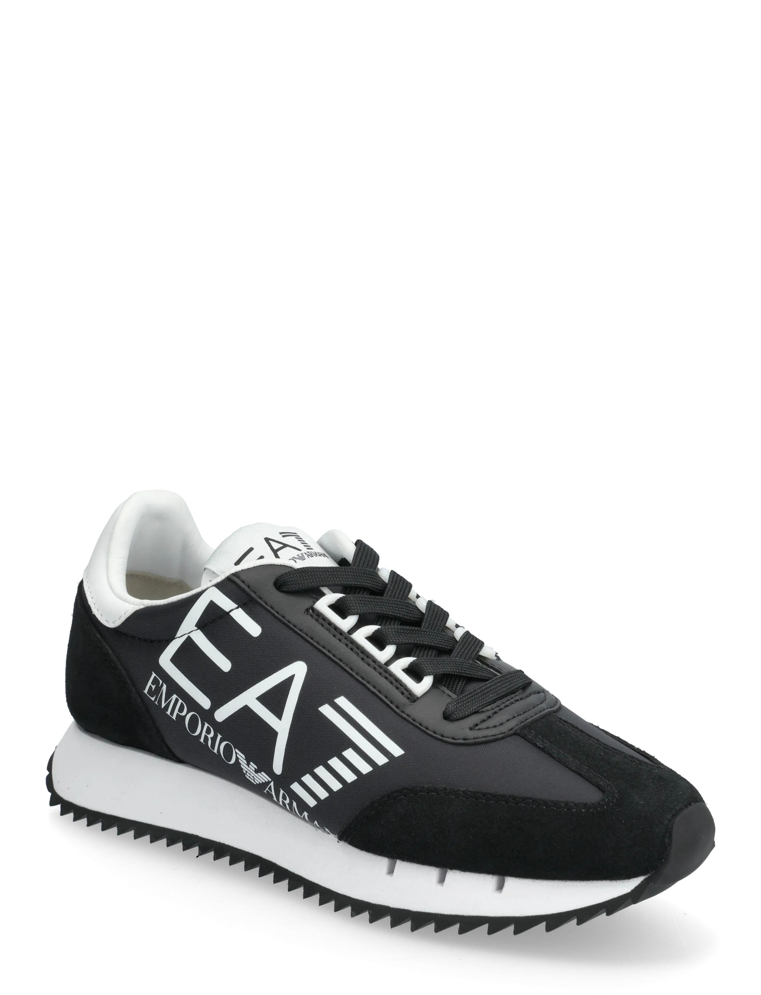 EA7 SNEAKER - Låga sneakers - BLACK-WHITE+BLACK EA / black