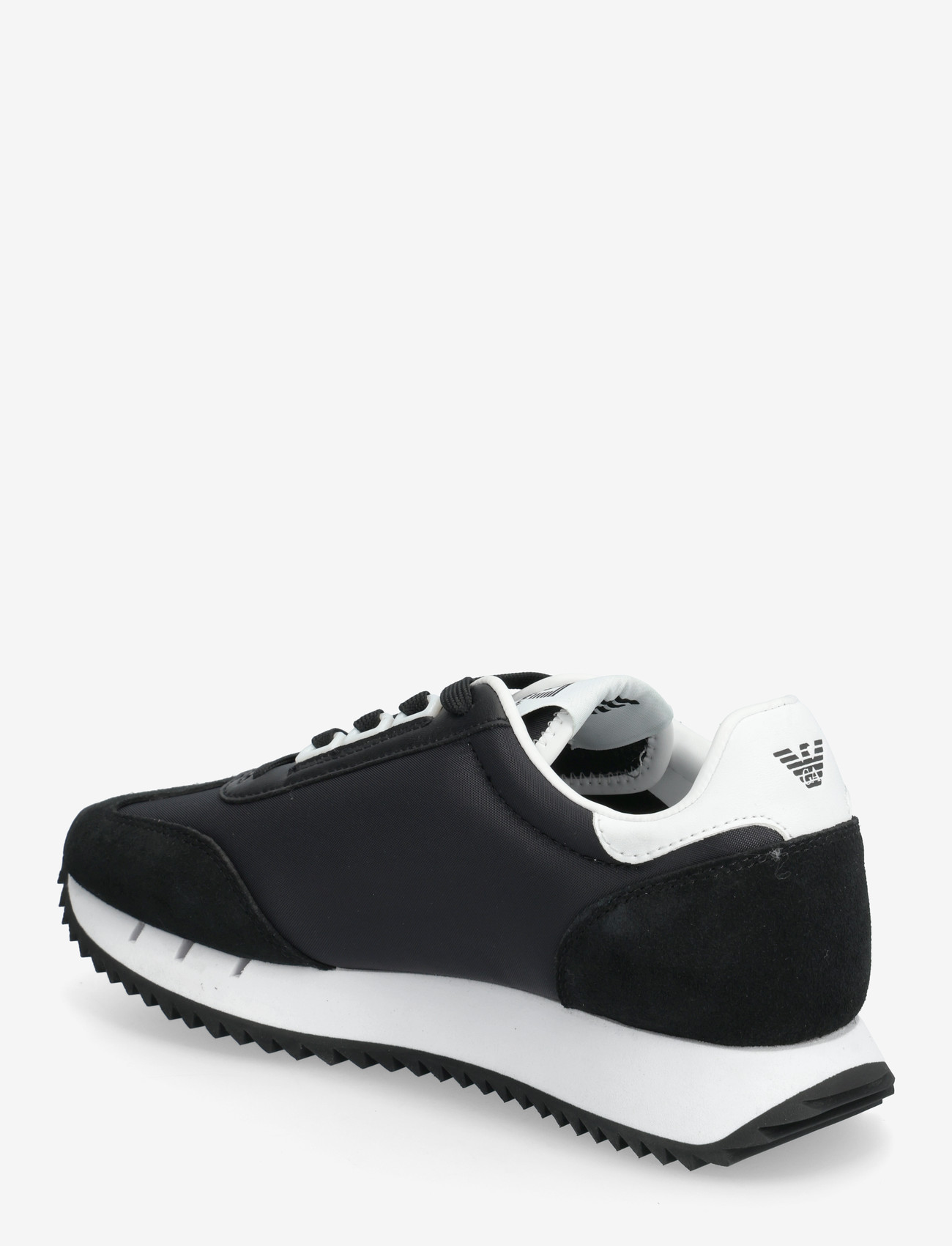 EA7 - SNEAKER - niedriger schnitt - black-white+black ea - 2