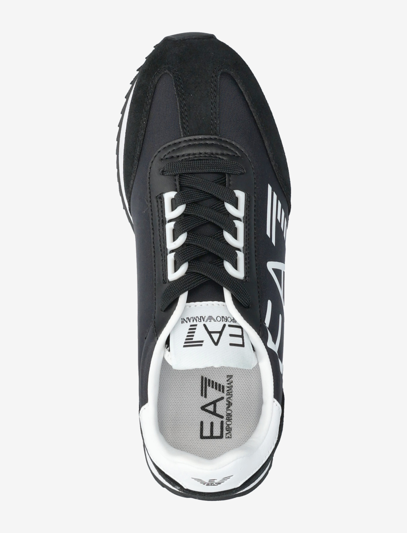 EA7 - SNEAKER - niedriger schnitt - black-white+black ea - 3